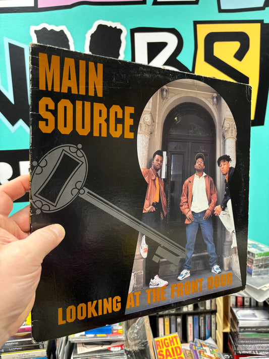 Main Source: Looking At The Front Door, 12inch, 1st pressing, Wild Pitch Records, US 1990