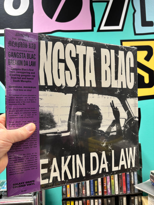 Gangsta Blac: Breakin Da Law, LP, reissue, Galaxy Grape, Now-Again Records, US 2024/2025