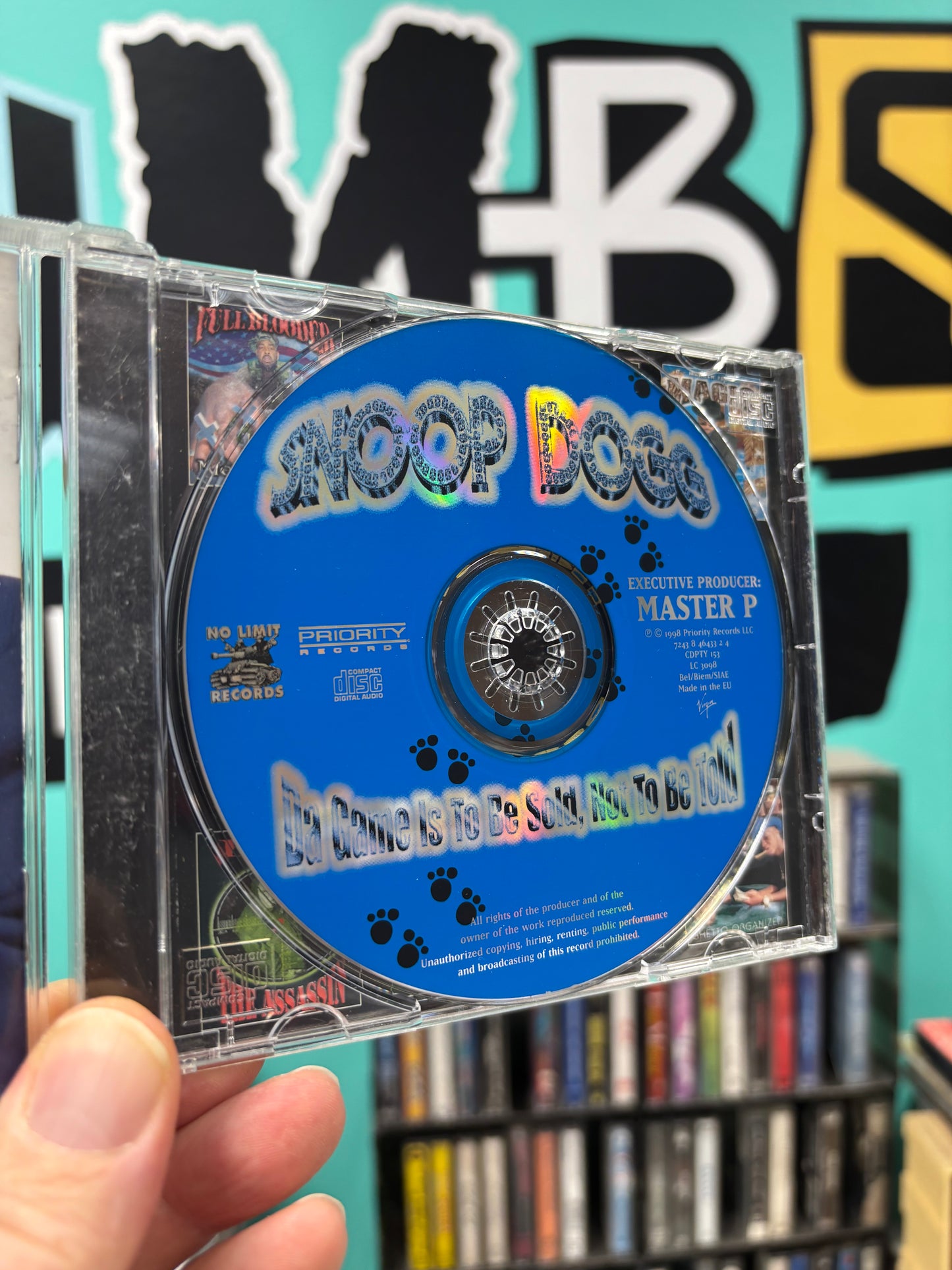 Snoop Dogg: Da Game Is To Be Sold, Not To Be Told, CD, EMI Uden, No Limit Records, Priority Records, Europe 1998