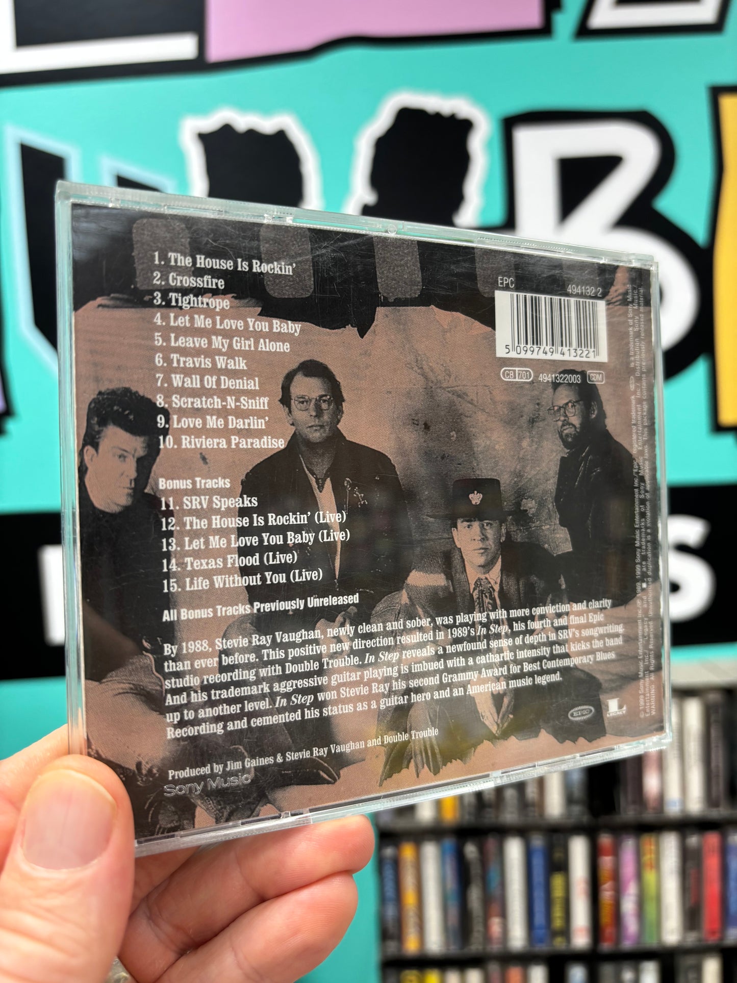 Stevie Ray Vaughan And Double Trouble: In Step, CD, reissue, remastered, Epic, Europe 1999