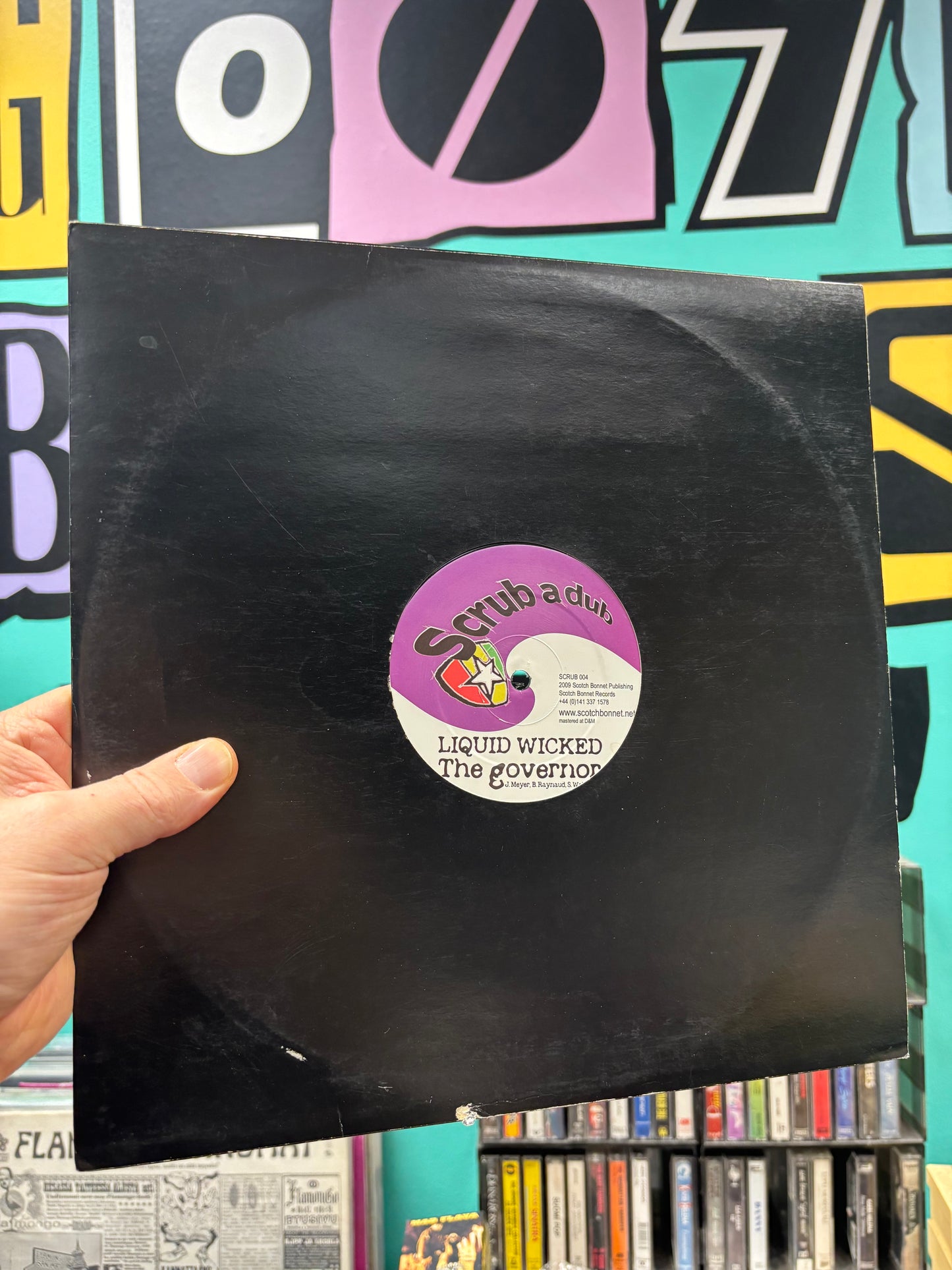 Liquid Wicked & Twisted: The Governor/The Superpowers, 12inch, Only pressing, Scrub A Dub, UK 2009