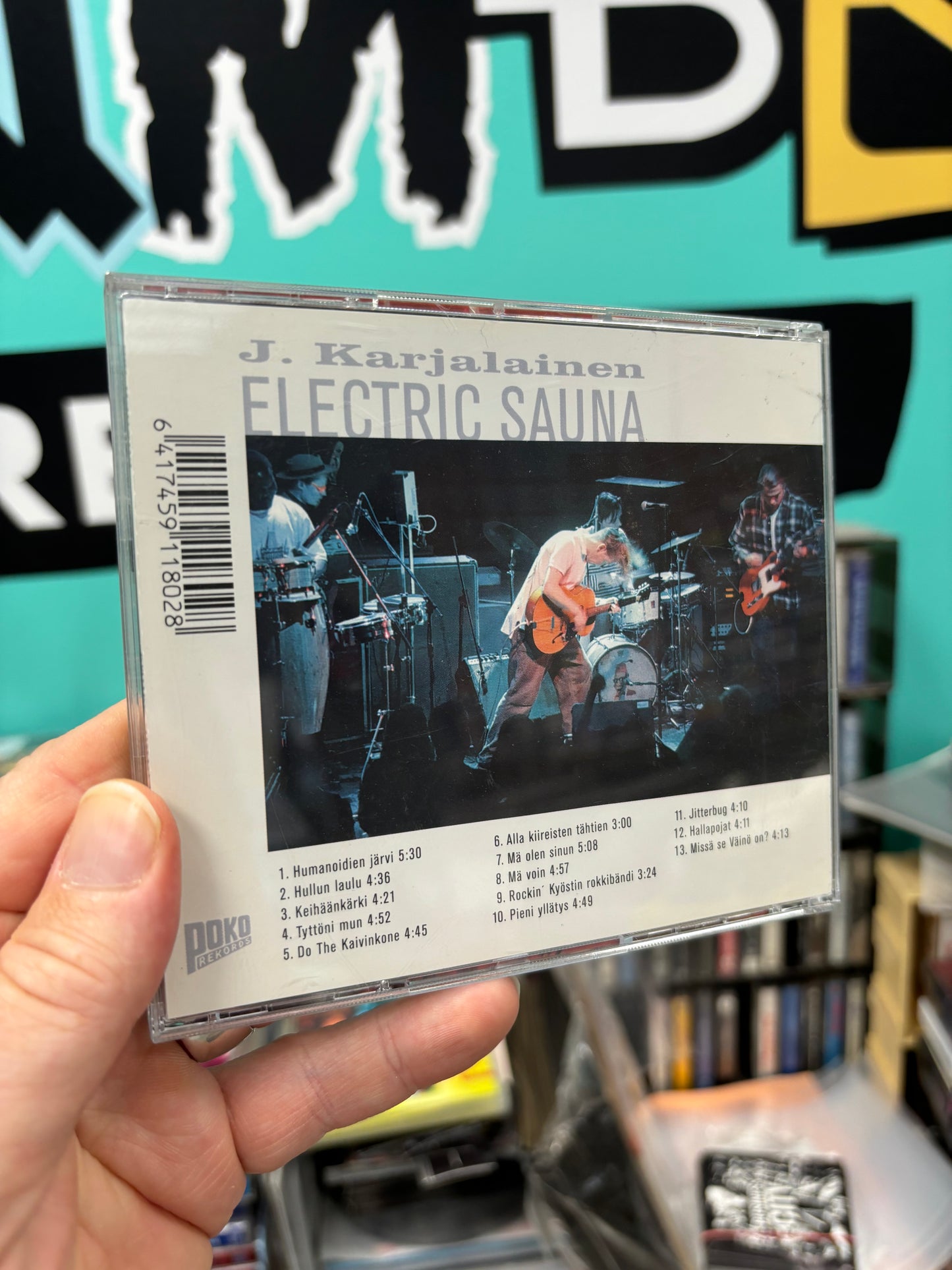 J. Karjalainen Electric Sauna, CD, Poko Rekords, Finland 1996