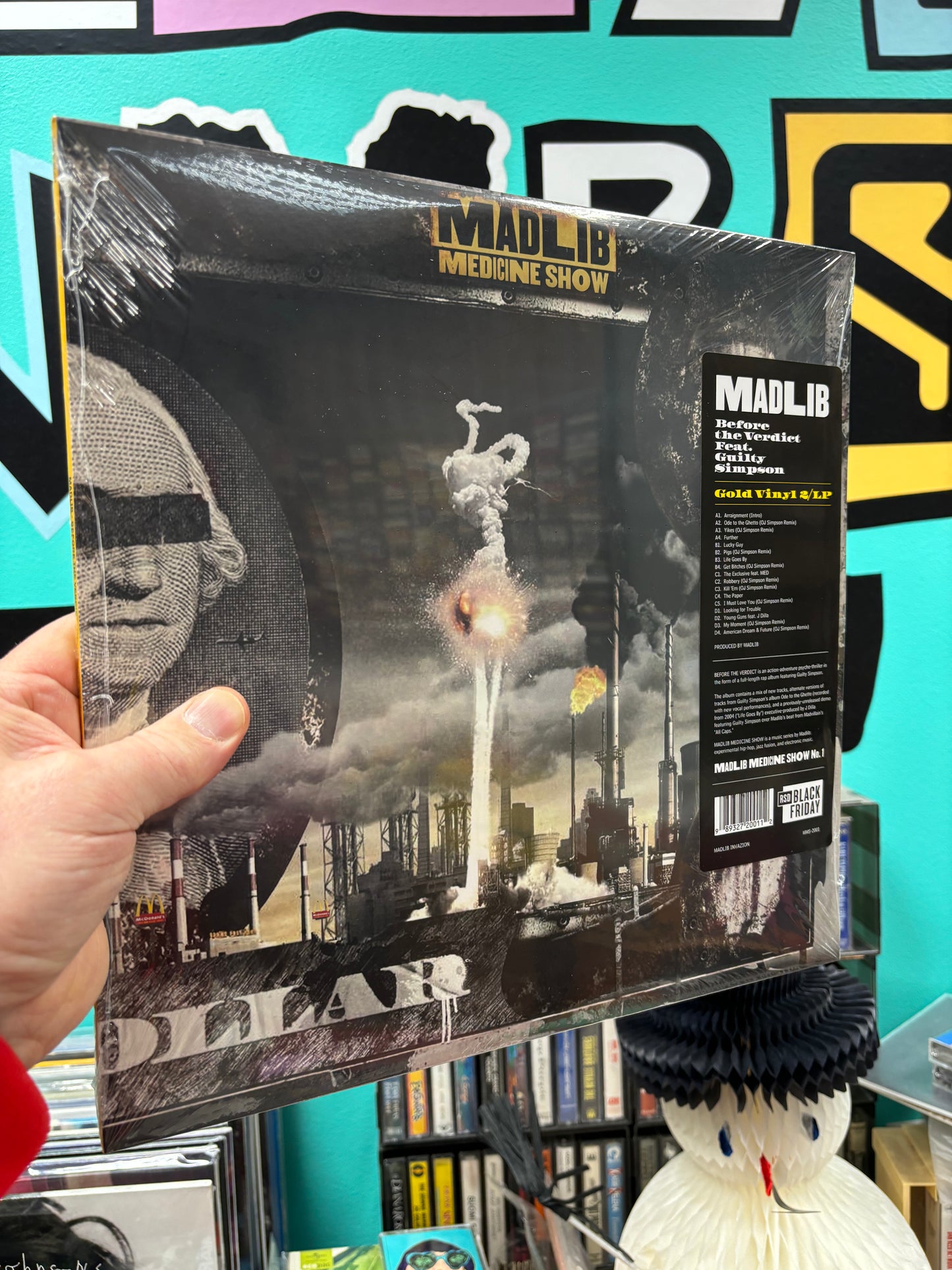 HULLU VARASTOALE -20%‼️‼️‼️Madlib: Before The Verdict, Madlib Medicine Show #1, reissue, 2LP, Limited Edition, RSD, Golden vinyls, US 2023