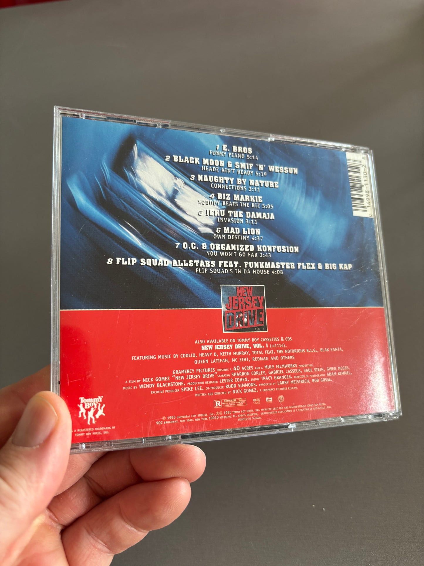 New Jersey Drive Vol. 2 (Original Motion Picture Soundtrack), CD, 1st pressing, Tommy Boy, US 1995