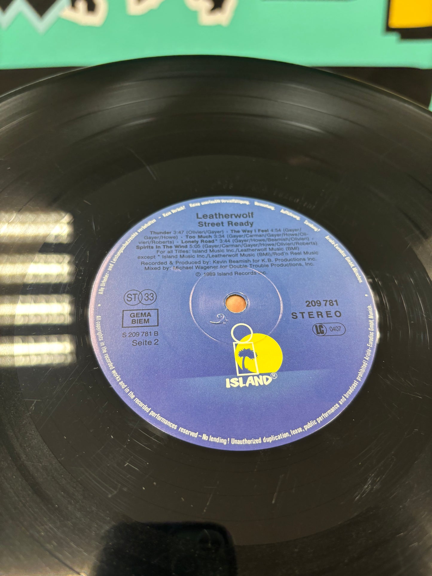 Leatherwolf: Street Ready, LP, Island Records, Germany 1989