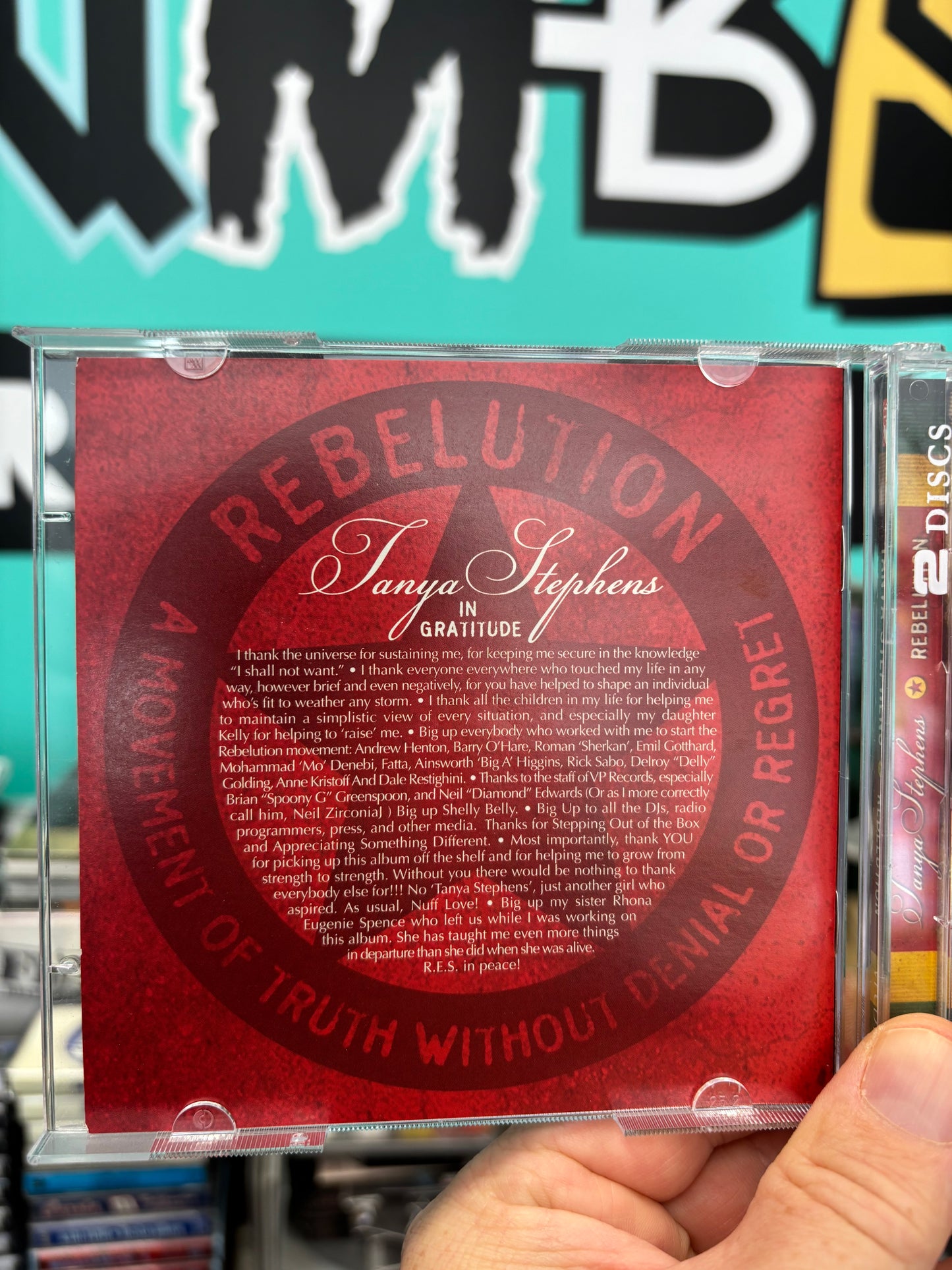 Tanya Stephens: Rebelution, CD + DVD, VP Records, Tarantula Records, US 2006