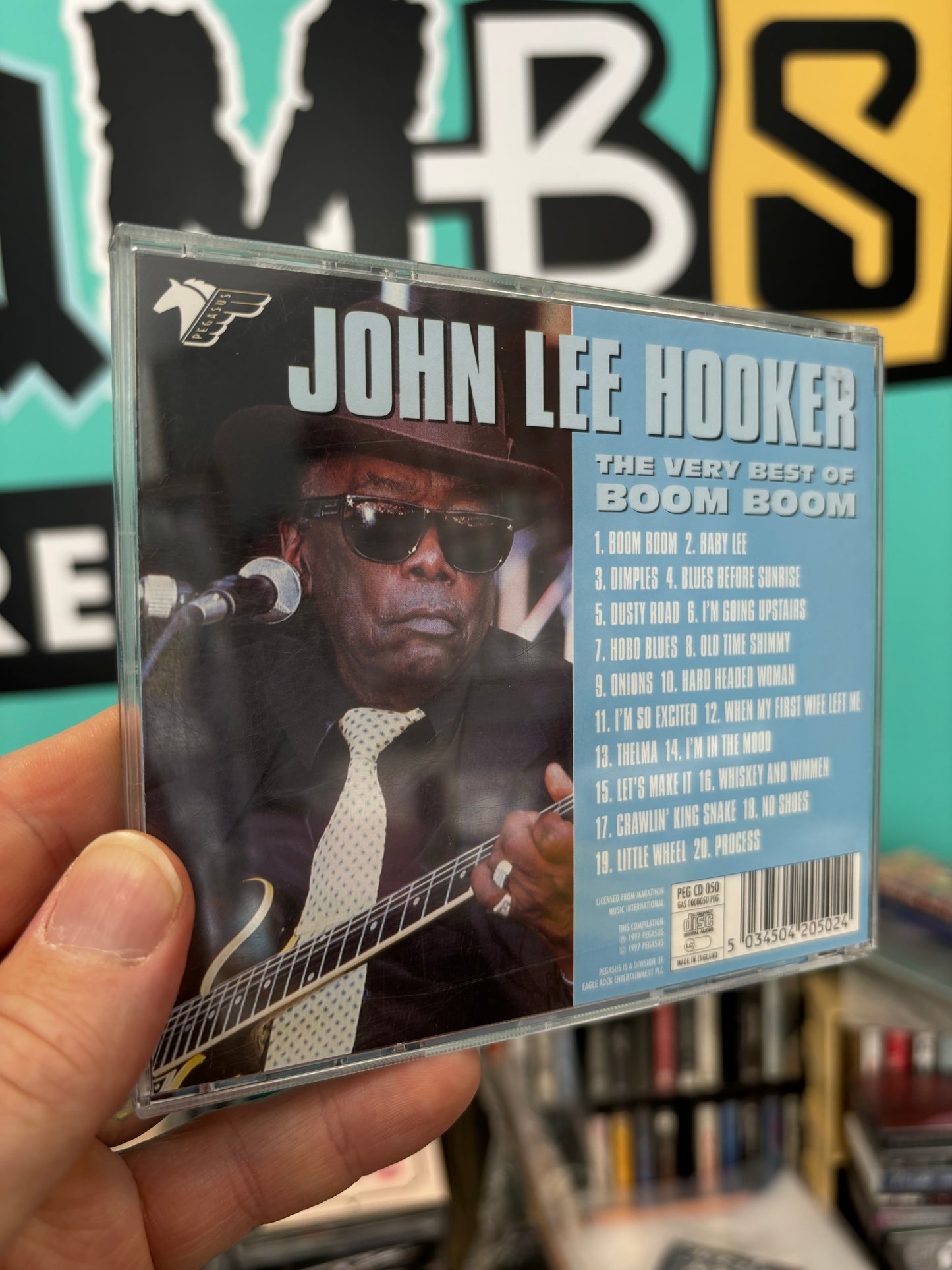 John Lee Hooker: The Very Best Of Boom Boom, CD, Pegasus, UK 1997