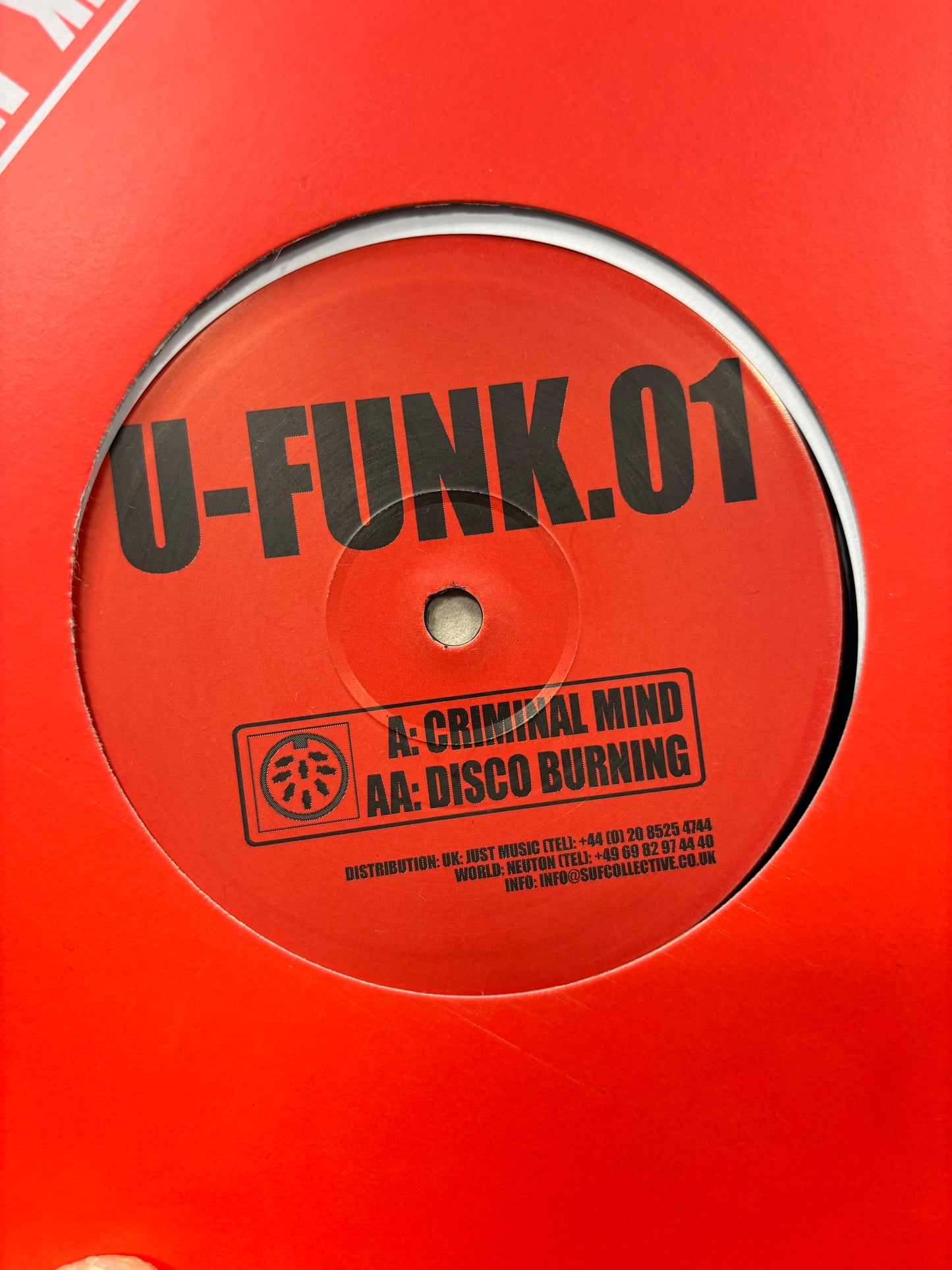 Leo Laker: Criminal Mind, 10inch, Only official pressing, Ultra Funk, UK 2004