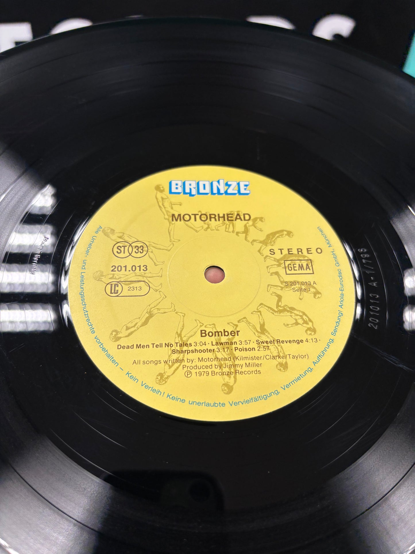 Motörhead: Bomber, LP, 1st pressing Germany, Bronze, Germany 1979