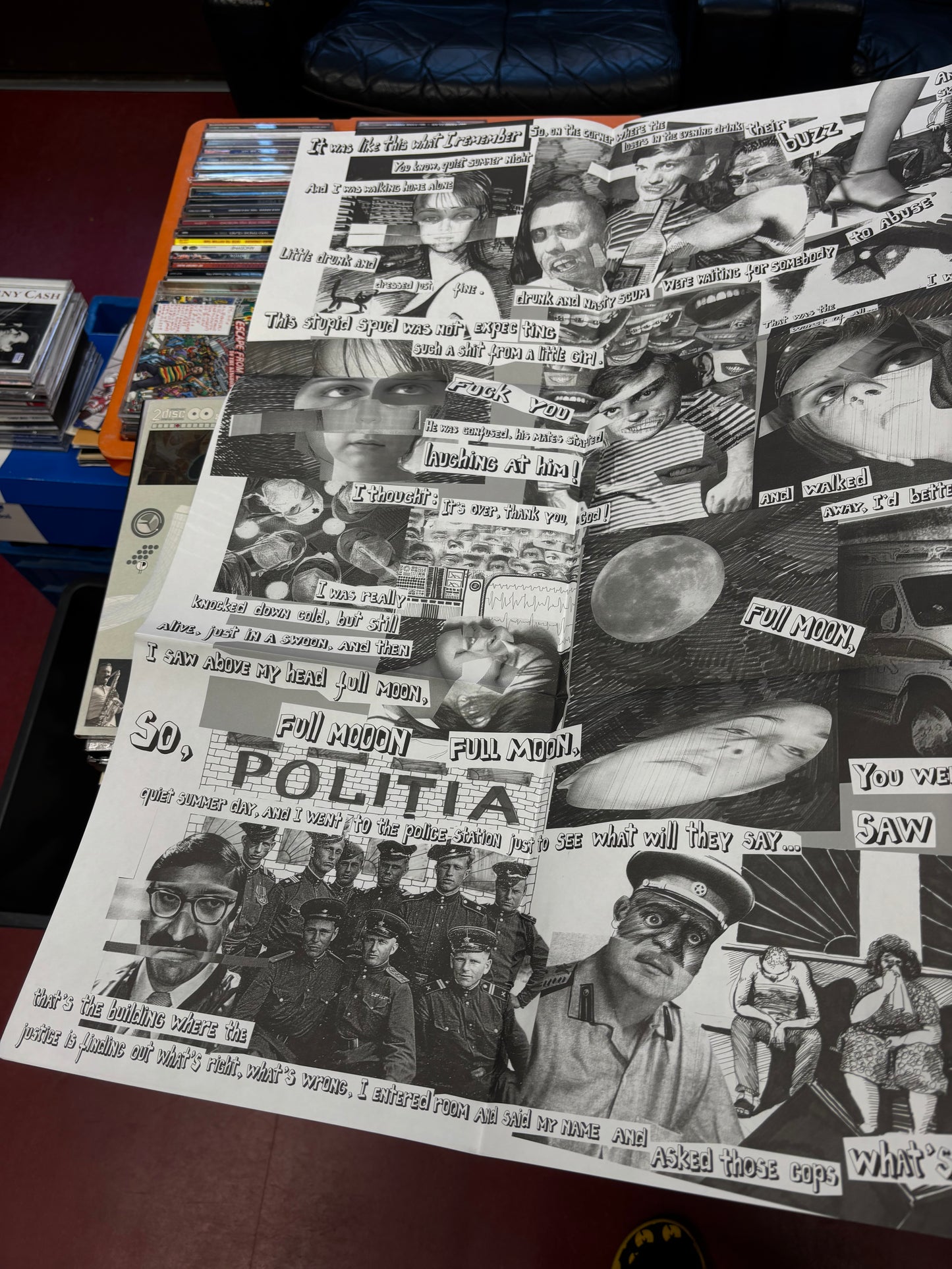 D. Riba & Lucia Macari: Hip-Hop Bones Vol. 1, 10inch, Only pressing, Gatefold, Limited Edition, Numbered, KidNap Records, Netherlands 2005