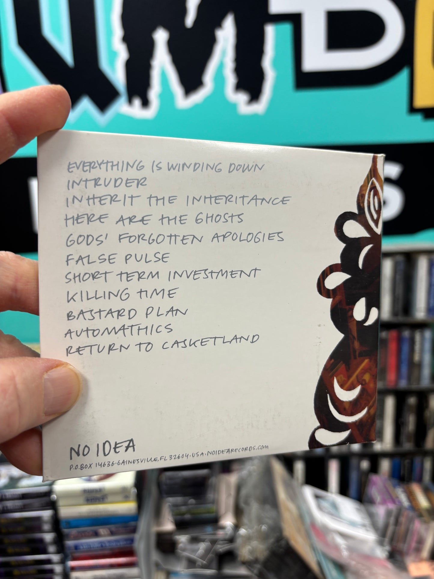 Trapdoor Fucking Exit: Be Not Content, CD, Only CD pressing, No Idea Records, US 2004