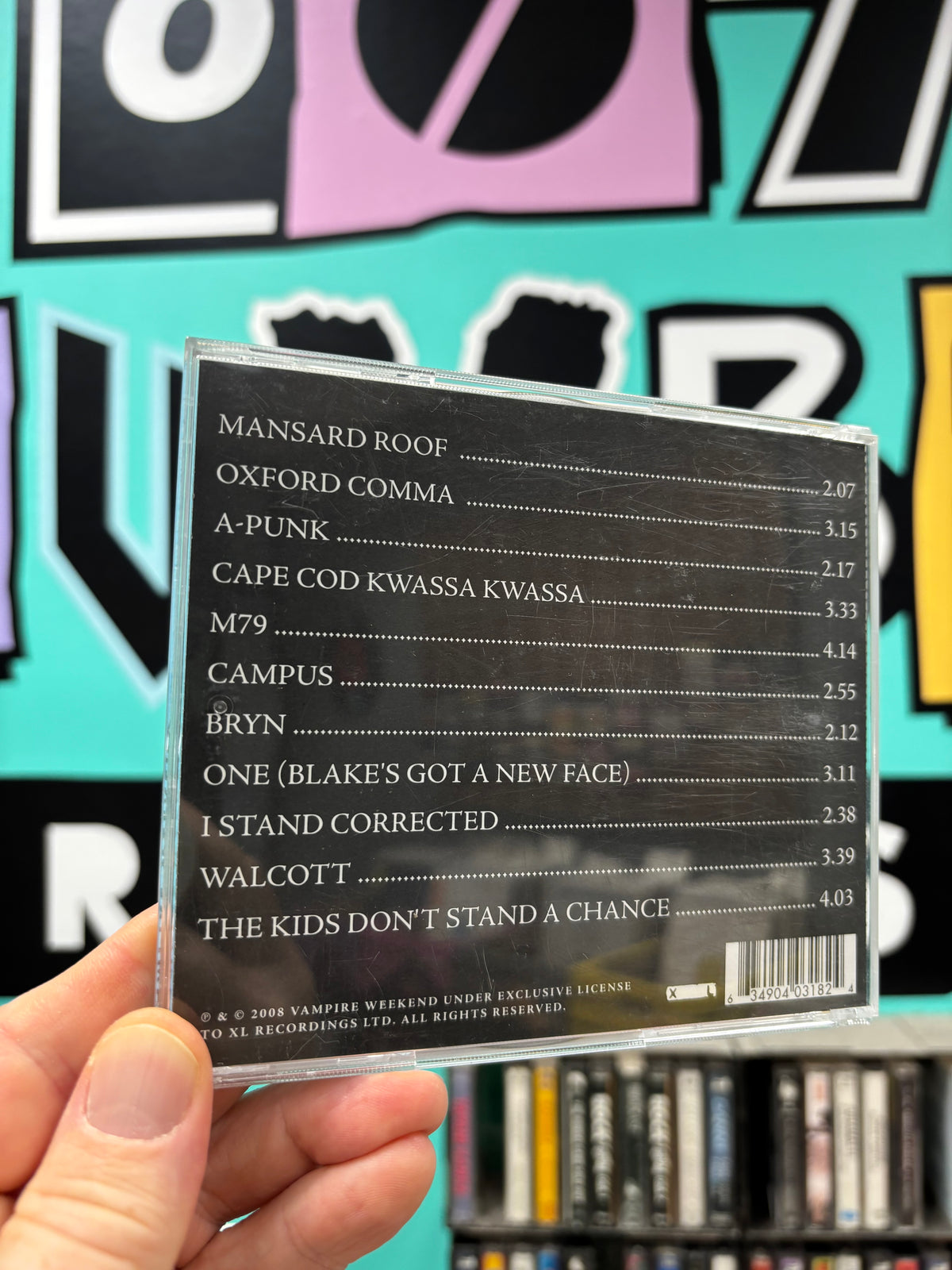 Vampire Weekend: Vampire Weekend, CD, XL Recordings, US 2008