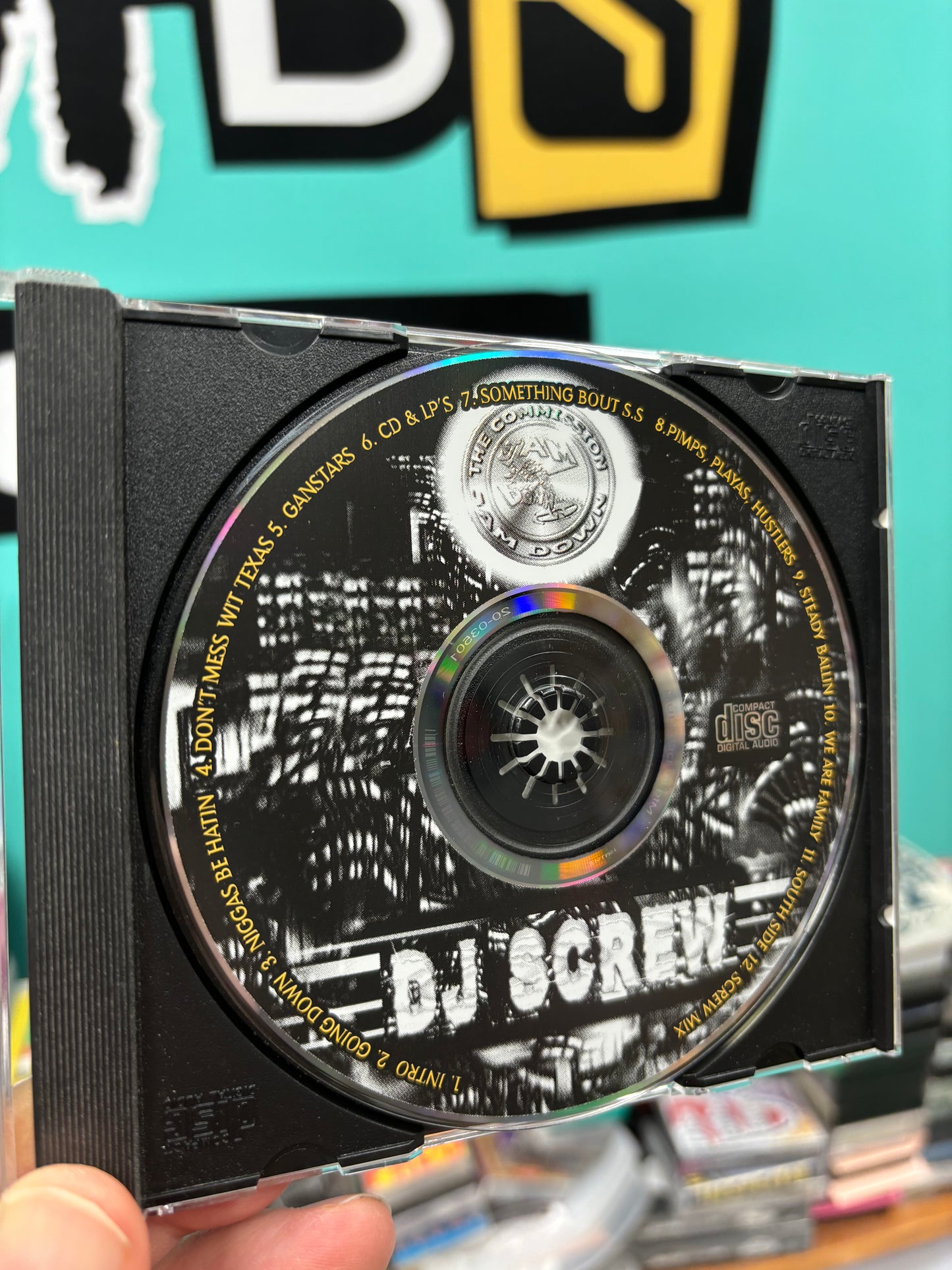 DJ Screw: All Work No Play, CD, reissue, mixed, Jam Down Records, US around 2000-2001