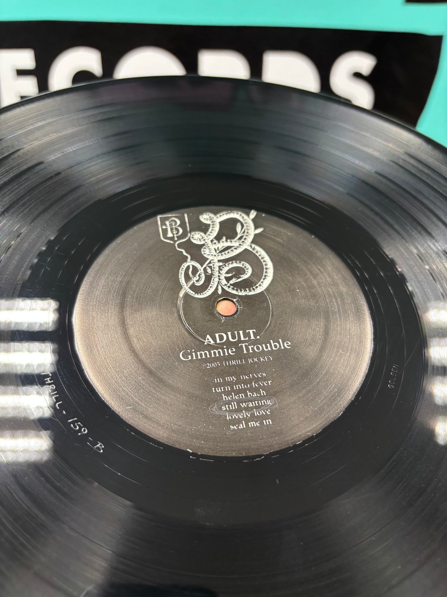 ADULT. : Gimmie Trouble, LP, Only vinyl pressing, Thrill Jockey, US 2005