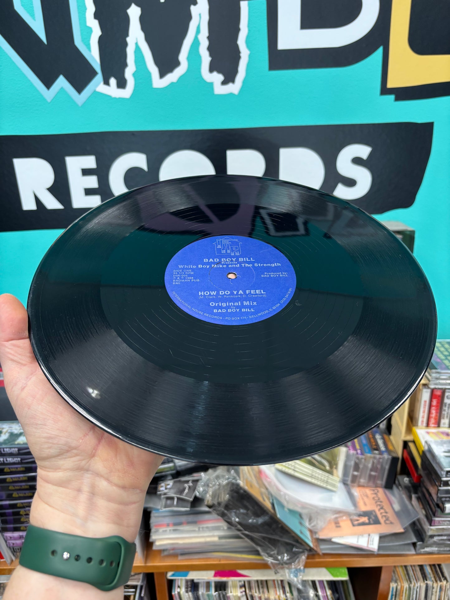 Bad Boy Bill presents White Boy Mike and The Strength: How Do Ya Feel, 12inch, 1st pressing, International House Records, US 1988
