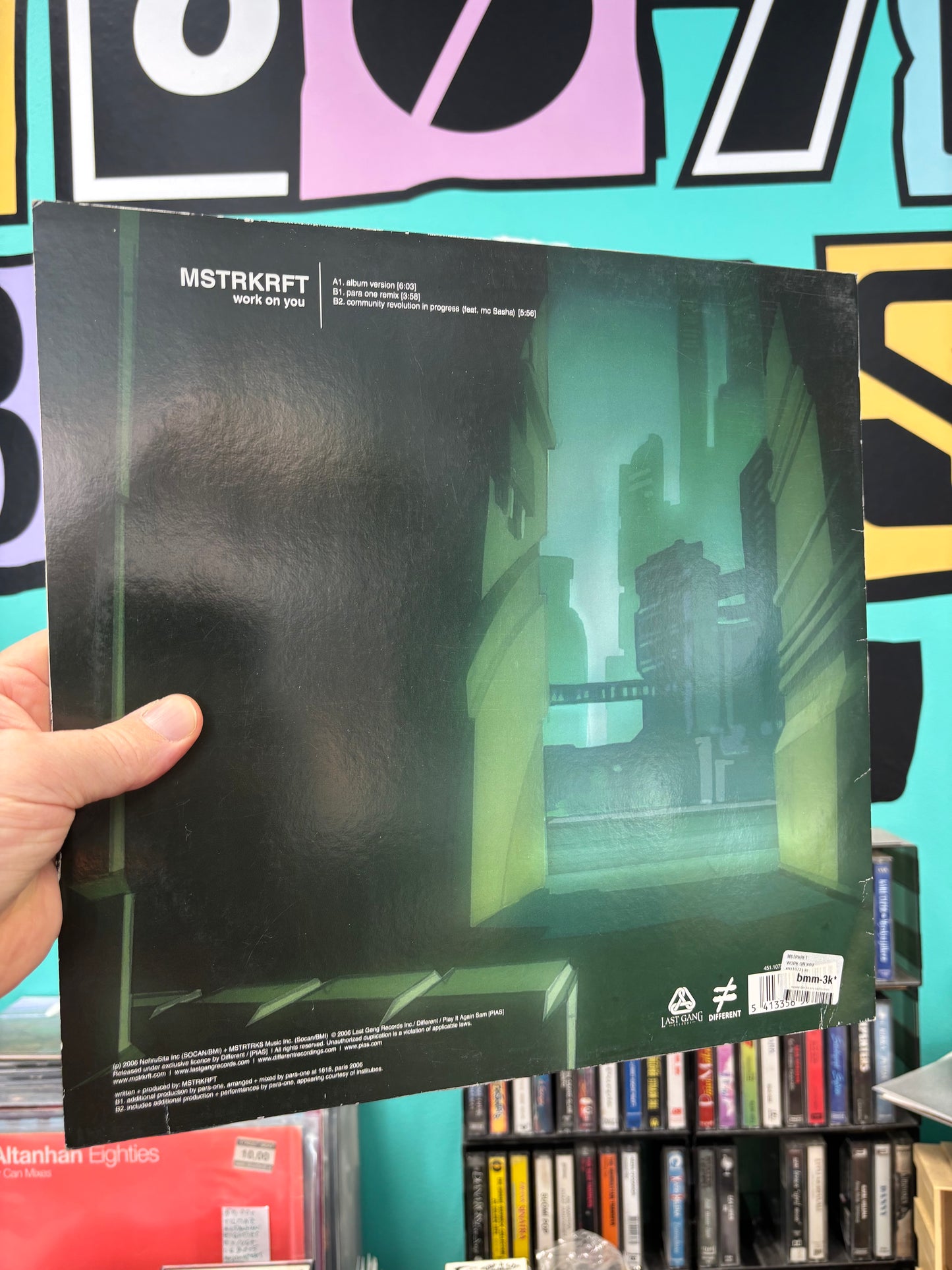 MSTRKRFT: Work On You, 12inch, Different, Last Gang Records, Europe 2006