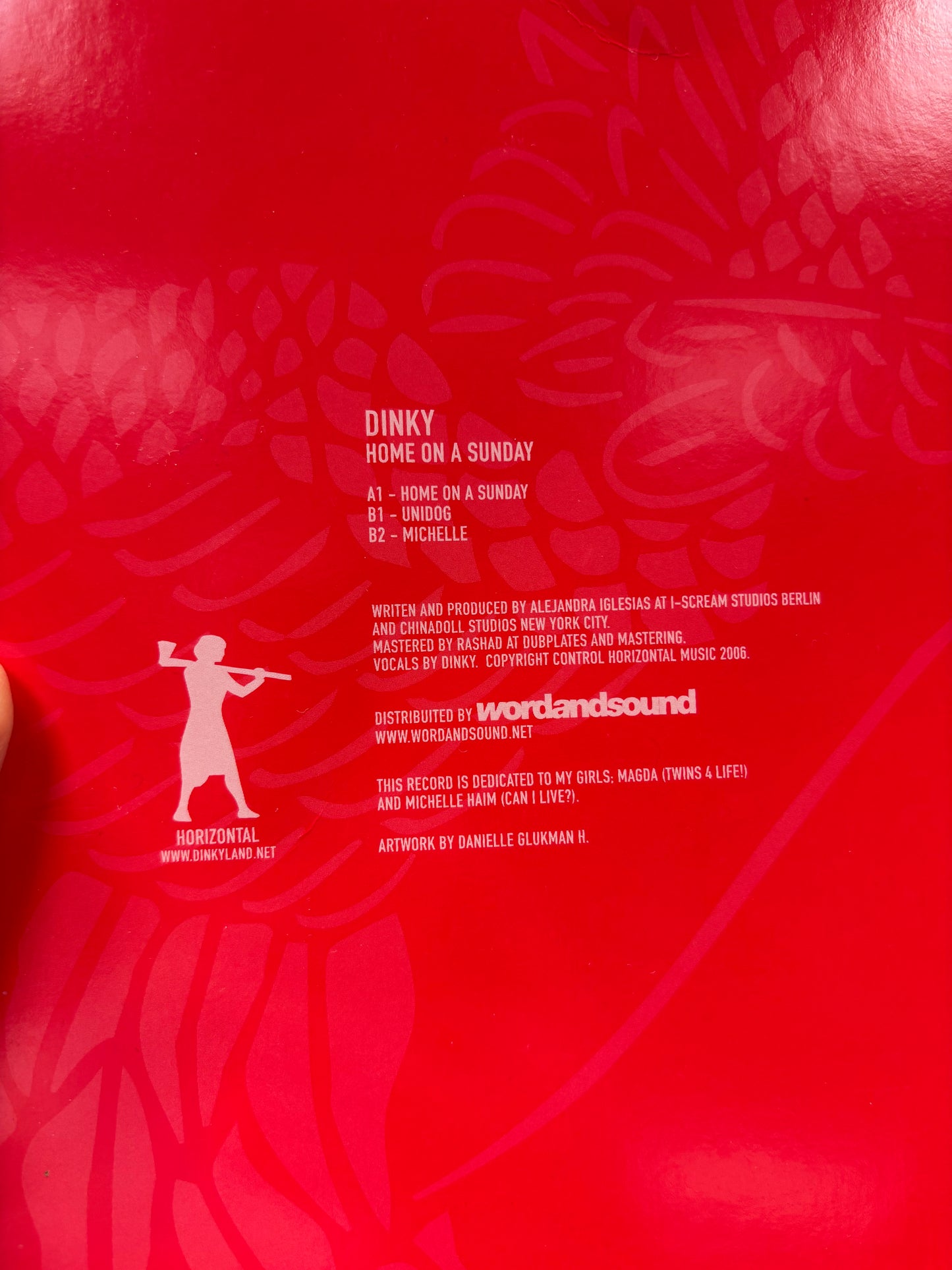 Dinky: Home On A Sunday, 12inch, Only pressing, Horizontal, Germany 2006