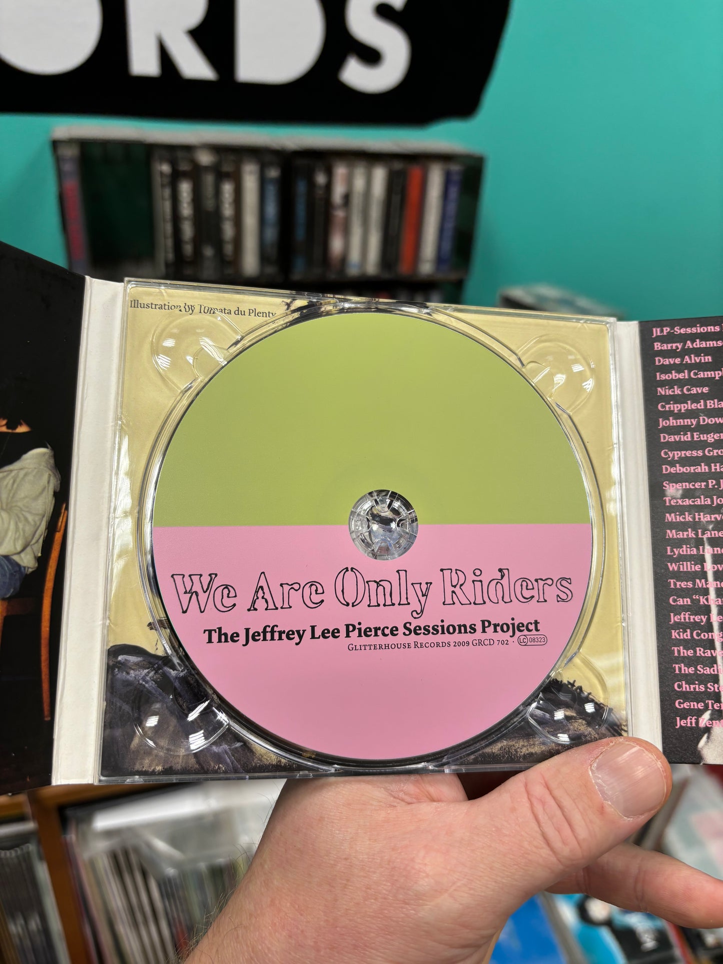 We Are The Only Riders (The Jeffrey Lee Pierce Sessions Project), CD, 1st pressing, Glitterhouse Records, Germany 2009