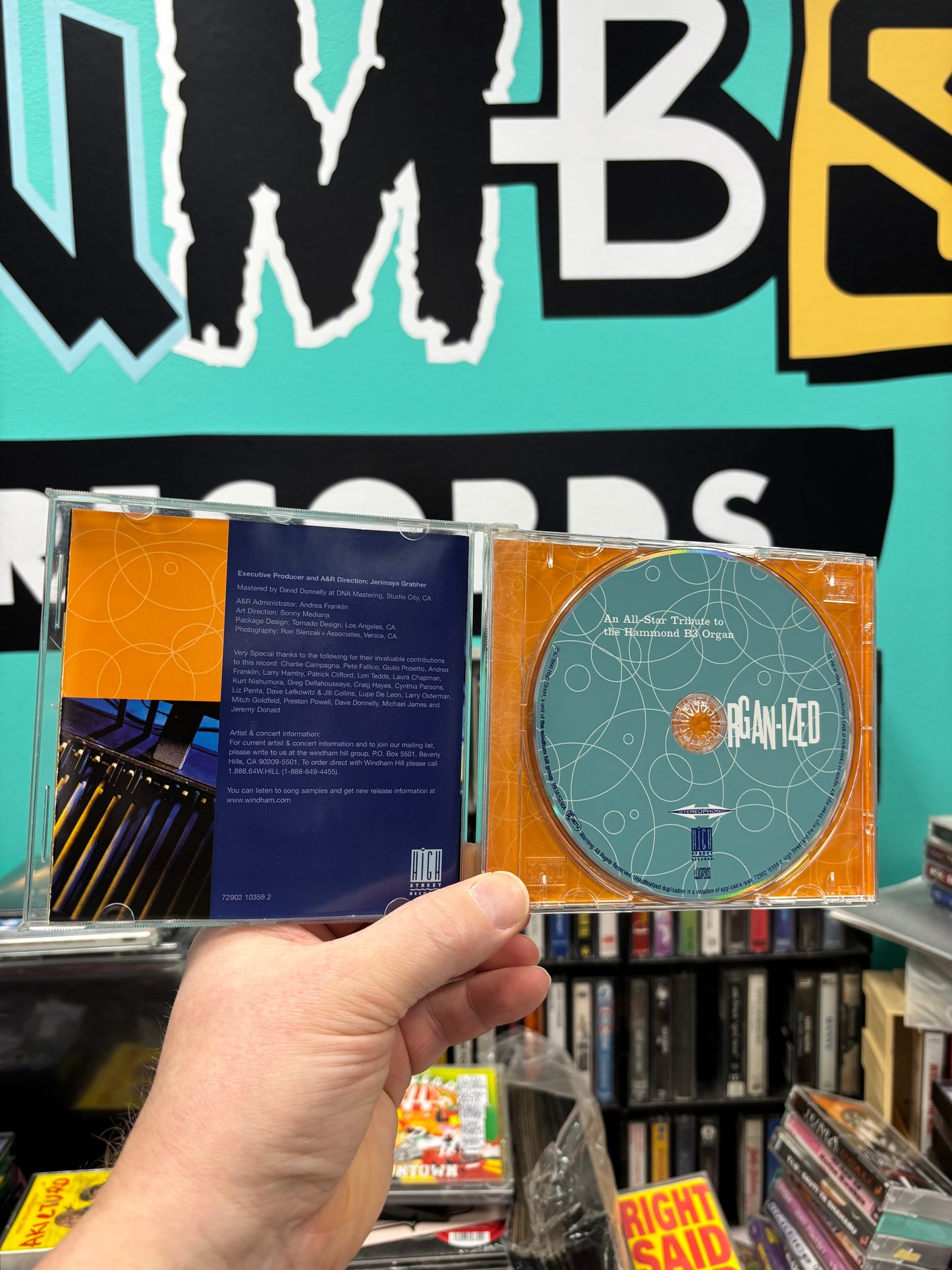 Organ-ized: An All-Star Tribute To The Hammond B3 Organ, CD, High Street Records, Europe 1999