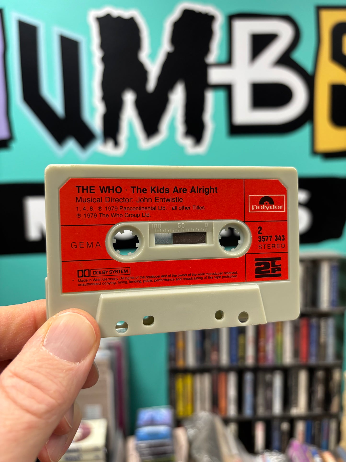 The Who: The Kids Are Alright (Music From The Soundtrack Of The Movie), cassette, Polydor, Germany 1979