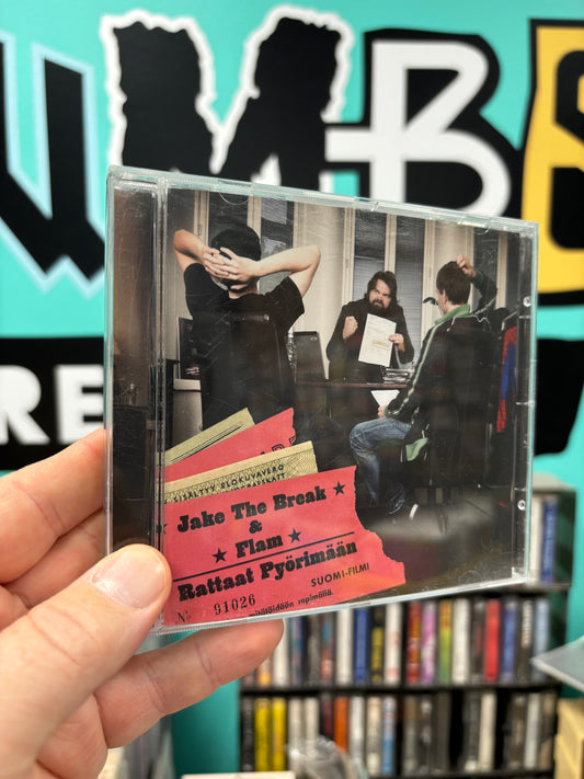 Jake The Break & Flam: Rattaat Pyörimään, CD, Only pressing, Karma Musiikki, Recluse Recordings, Finland 2010