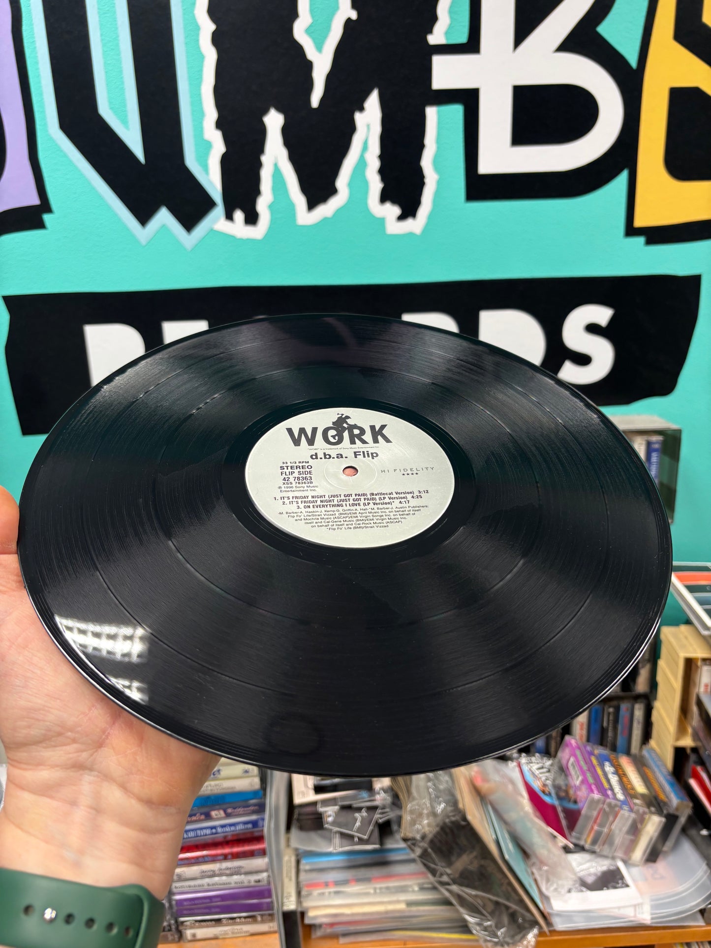 Dba Flip: It’s Friday Night (Just Got Paid), 12inch, 1st pressing, Work, US 1996