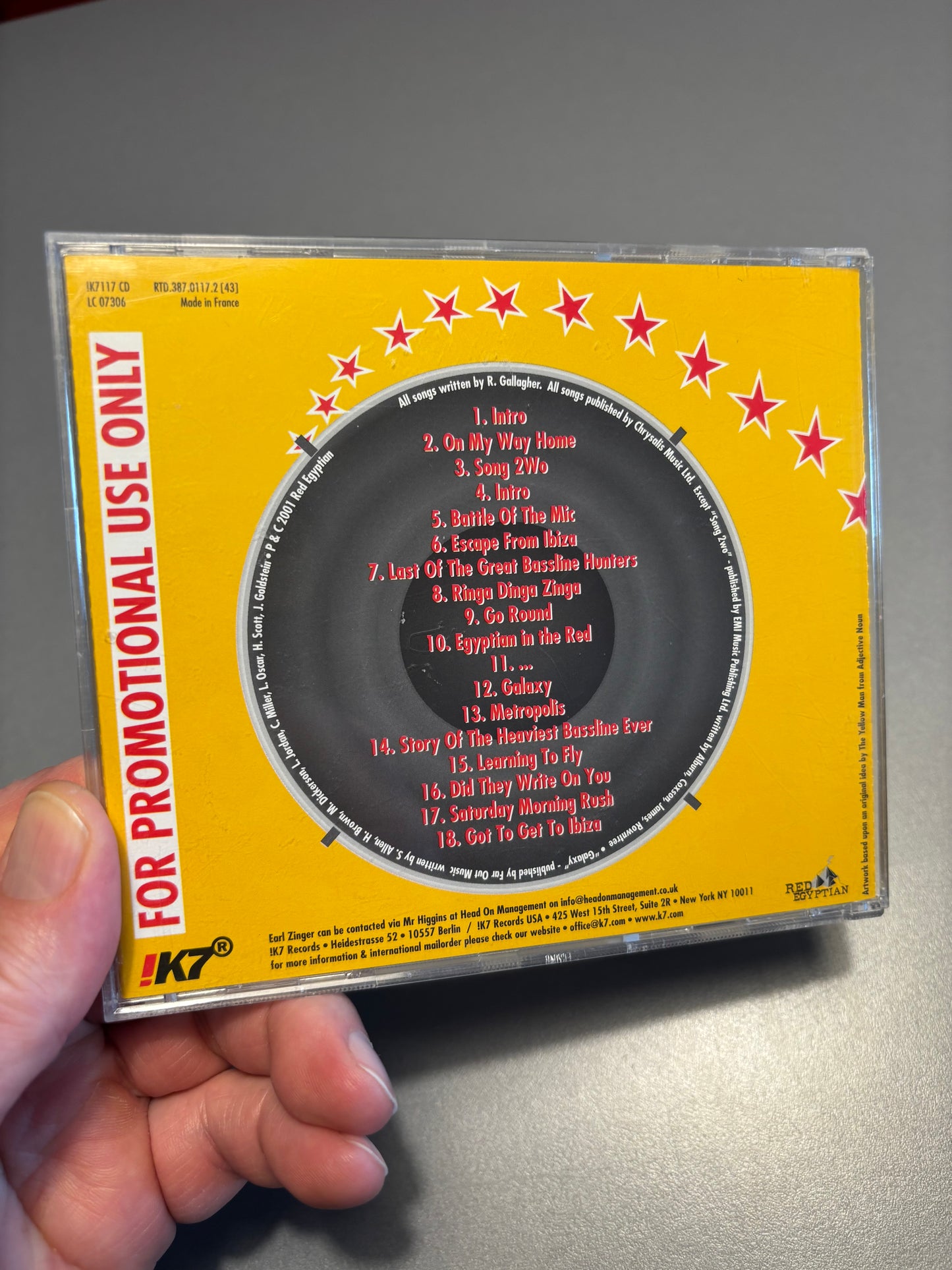 Earl Zinger: Put Your Phazers On Stun Throw Your Health Food Skyward, CD, promo, reissue, !K7 Records, Red Egyptian, Germany 2002