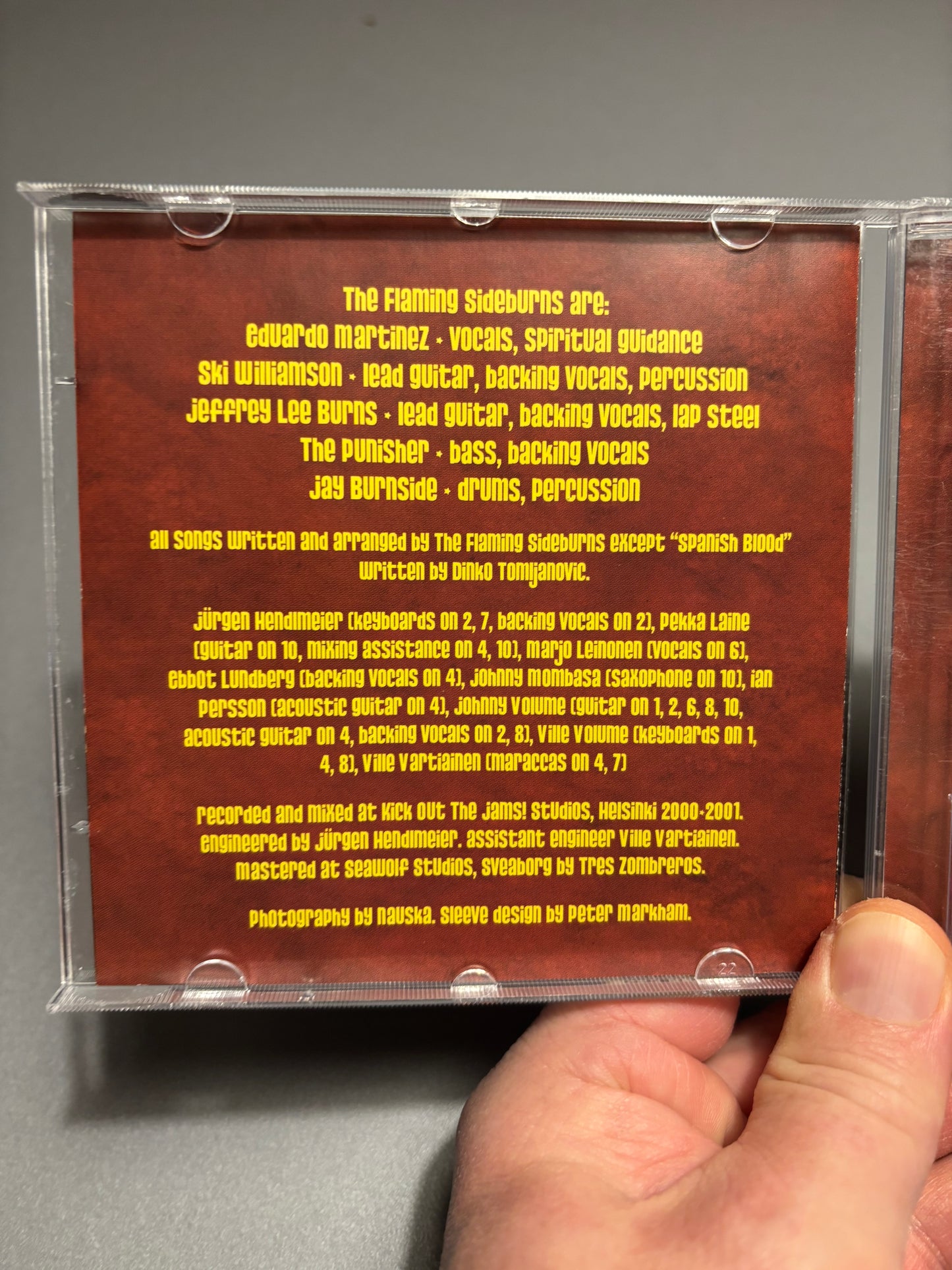 The Flaming Sideburns: Hallelujah Rock’n’Rollah, CD, Bad Afro Records, Finland 2001