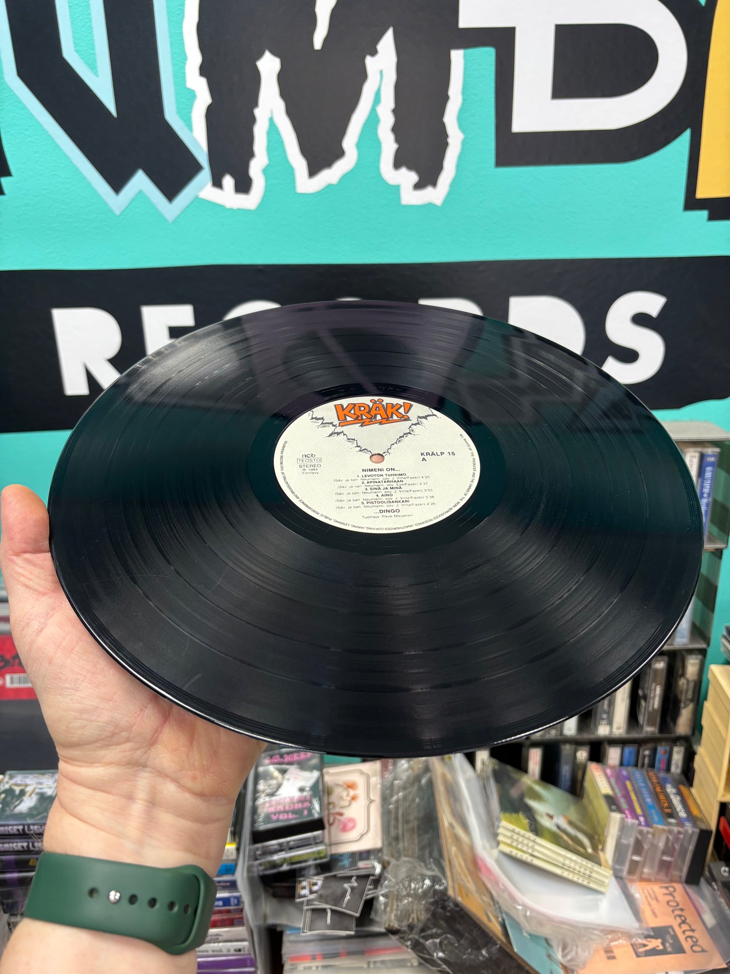 Dingo: Nimeni On Dingo, LP, 1st pressing, Kräk!, Finland 1984