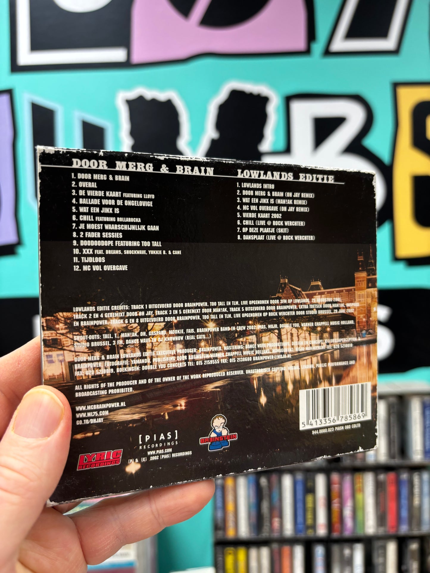 Brainpower: Door Merg & Brain (Lowlands Editie), 2CD, 1st pressing, Only 2CD version, [PIAS] Recordings, Netherlands 2002