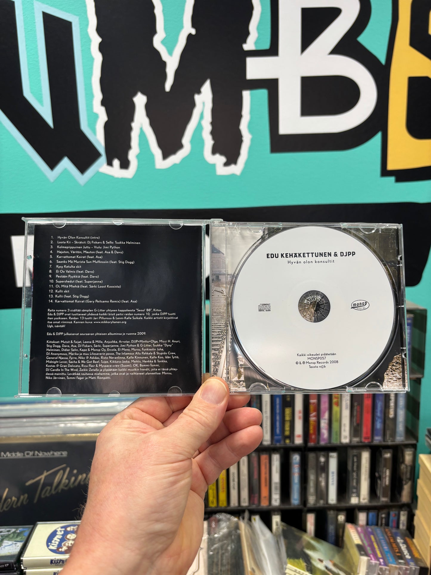 Edu Kehäkettunen & DJPP: Hyvän olon konsultit, CD, Only official CD pressing, Monsp Records, Finland 2008