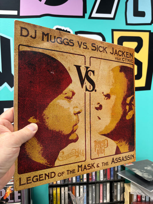 HULLU VARASTOALE -20%‼️‼️‼️DJ Muggs VS. Sick Jacket Feat. Cynic: Legend Of The Mask & The Assassin, 12inch, 1st pressing, Only official pressing, Rebel Music Group, Up Above Records, US 2007