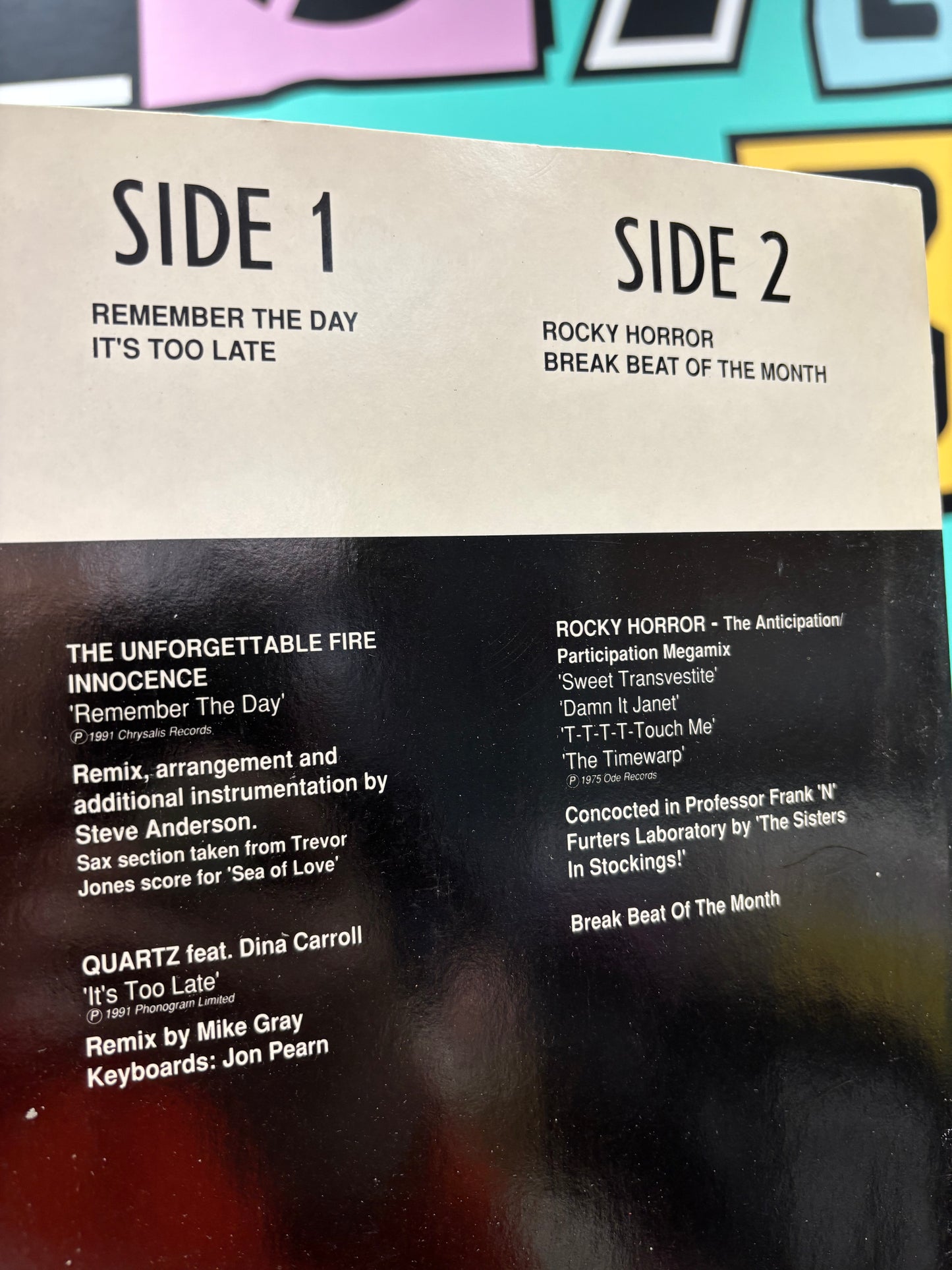 DMC - April - 91 - One, 12inch, Only pressing, Partially Mixed, DMC, UK 1991