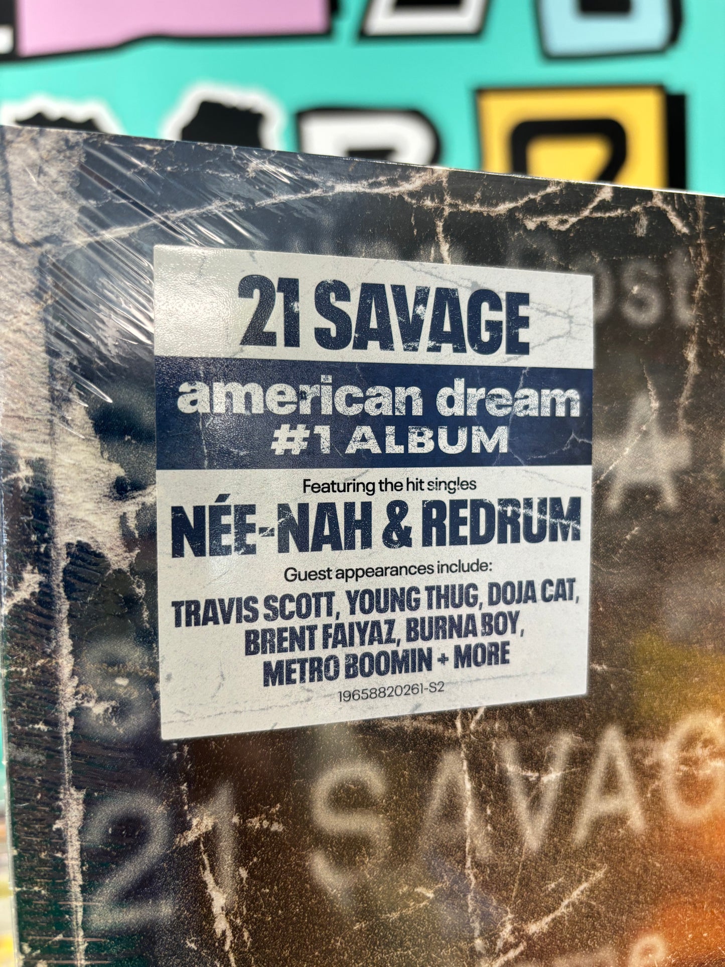 HULLU VARASTOALE -20%‼️‼️‼️21 Savage: American Dream, 2LP, Black vinyls, Limited Edition, Europe 2024