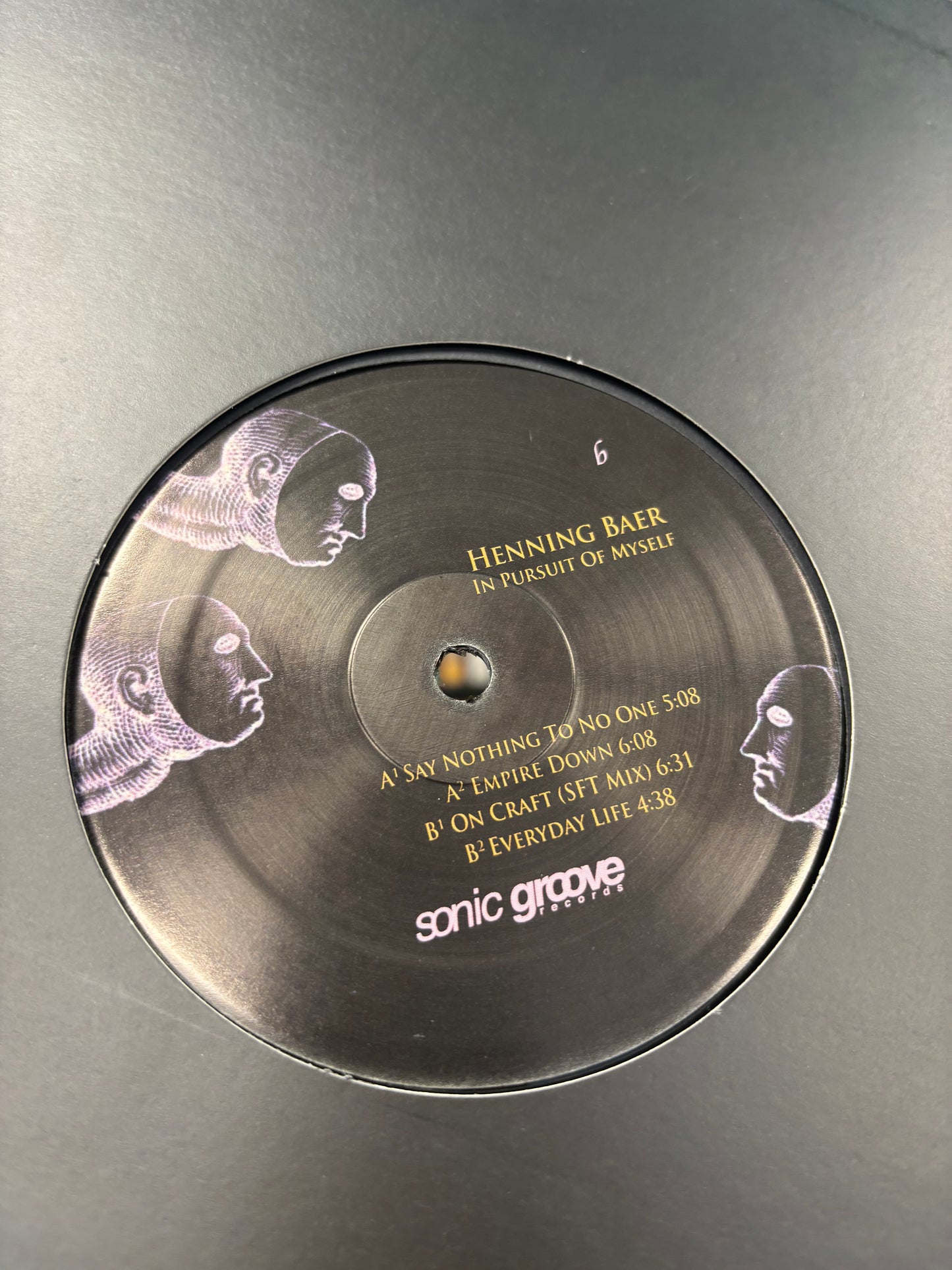 Henning Baer: In Pursuit Of Myself, 12inch, Only pressing, Sonic Groove, Germany 2015
