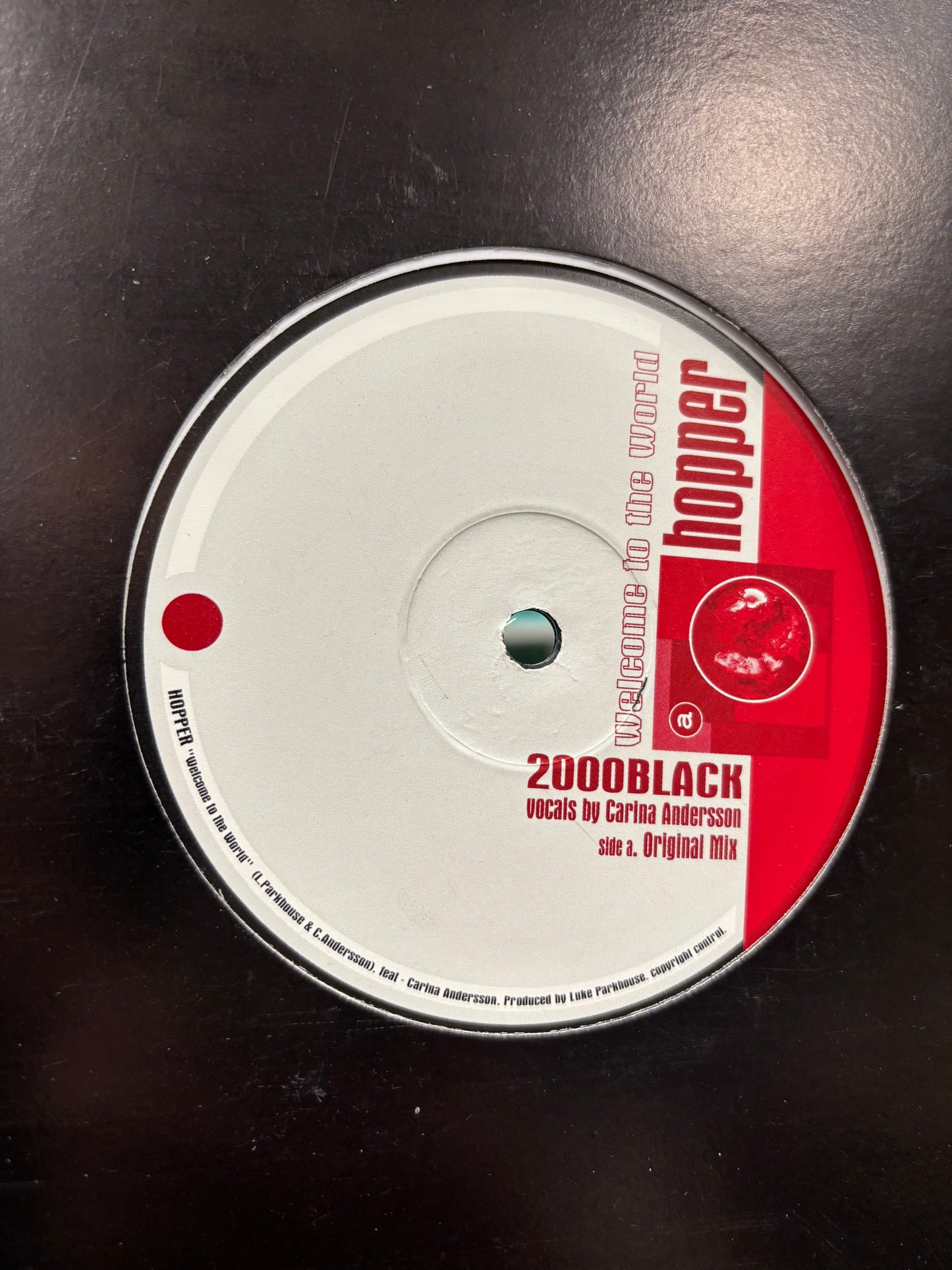 Hopper: Welcome To The World, 12inch, Only official pressing, 2000 Black, UK 2001