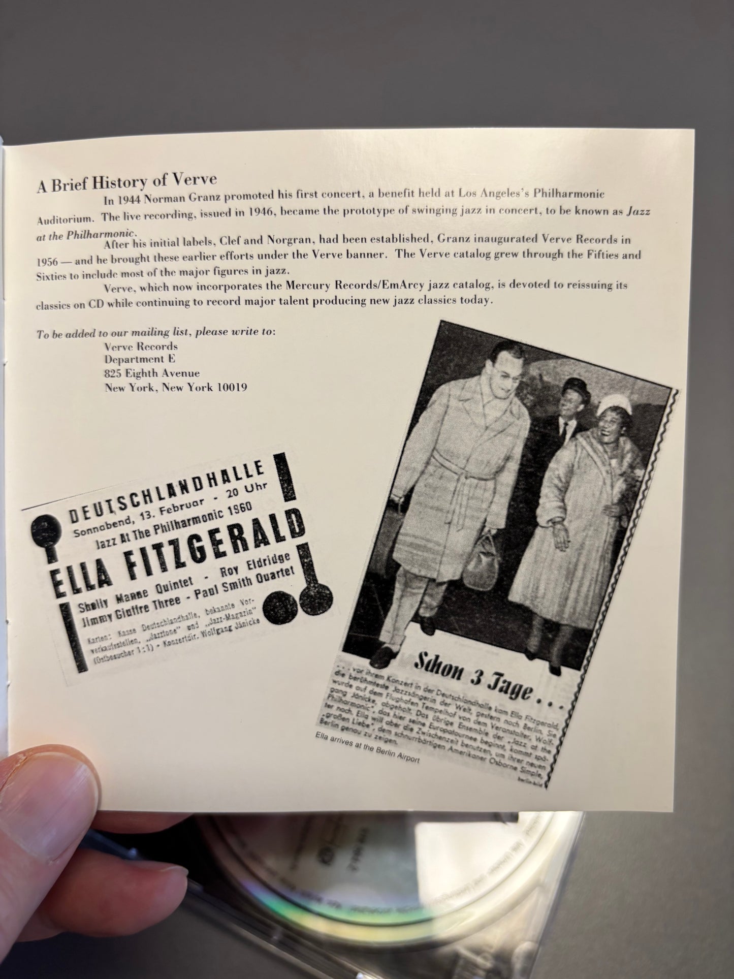 Ella Fitzgerald - The Complete Ella In Berlin: Mack The Knife, CD, reissue, remastered, Verve Records, Europe 1993