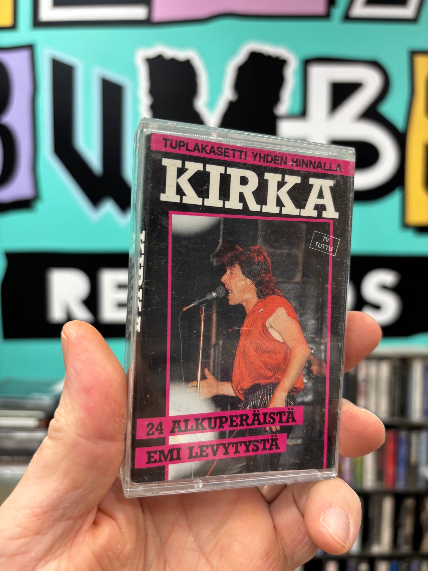 Kirka: Iskelmäkansio - 24 alkuperäistä EMI levytystä, C-cassette, Only cassette pressing, Castle Finland, Finland 1989