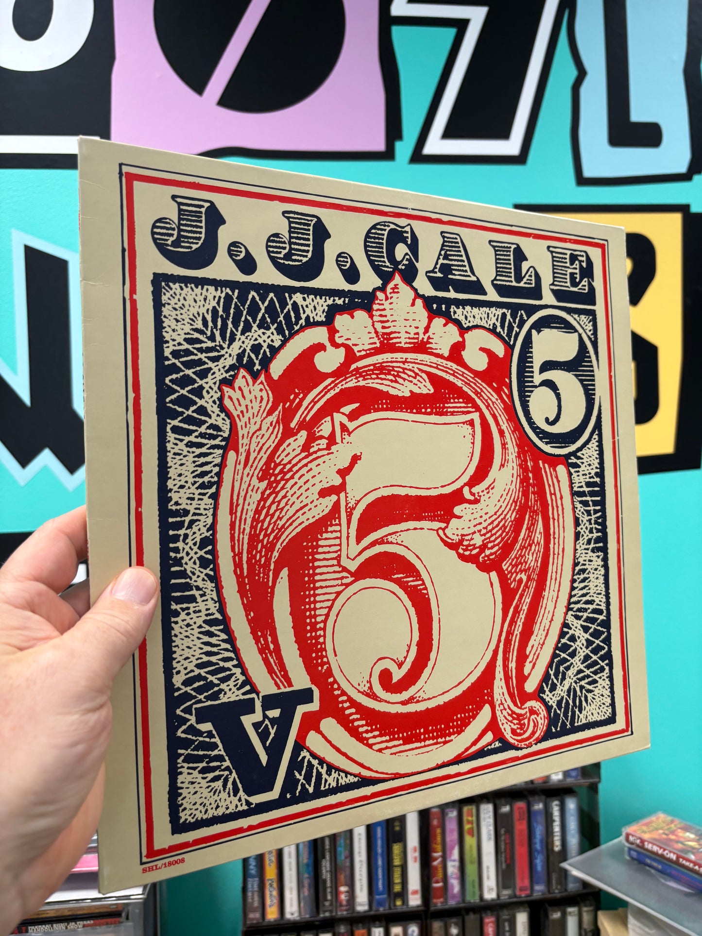 J.J. Cale: 5, LP, Shelter Records, Italy 1979