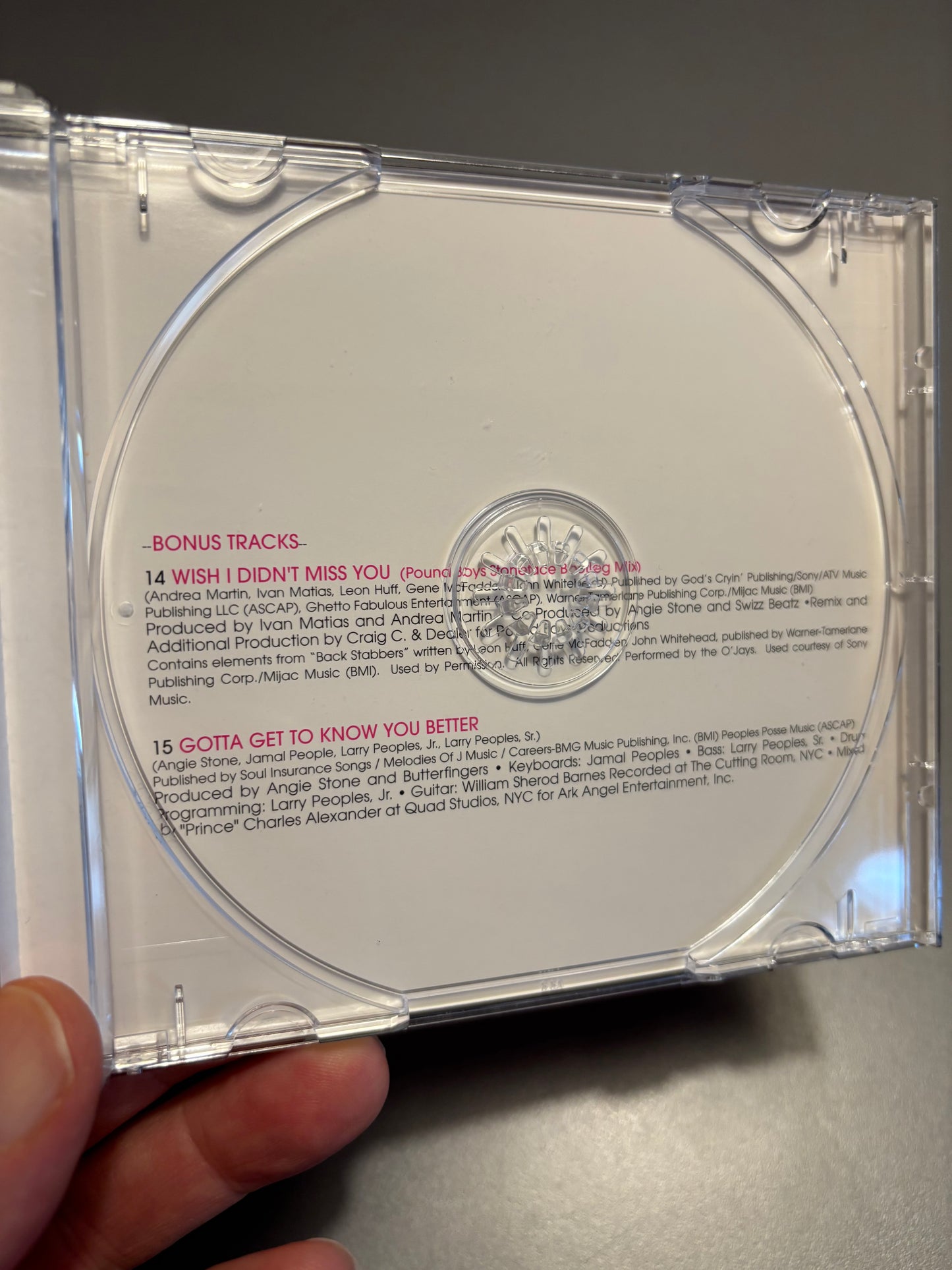 Angie Stone: The Very Best Of Angie Stone, CD, Special Edition, J Records, DeVox, Europe 2005