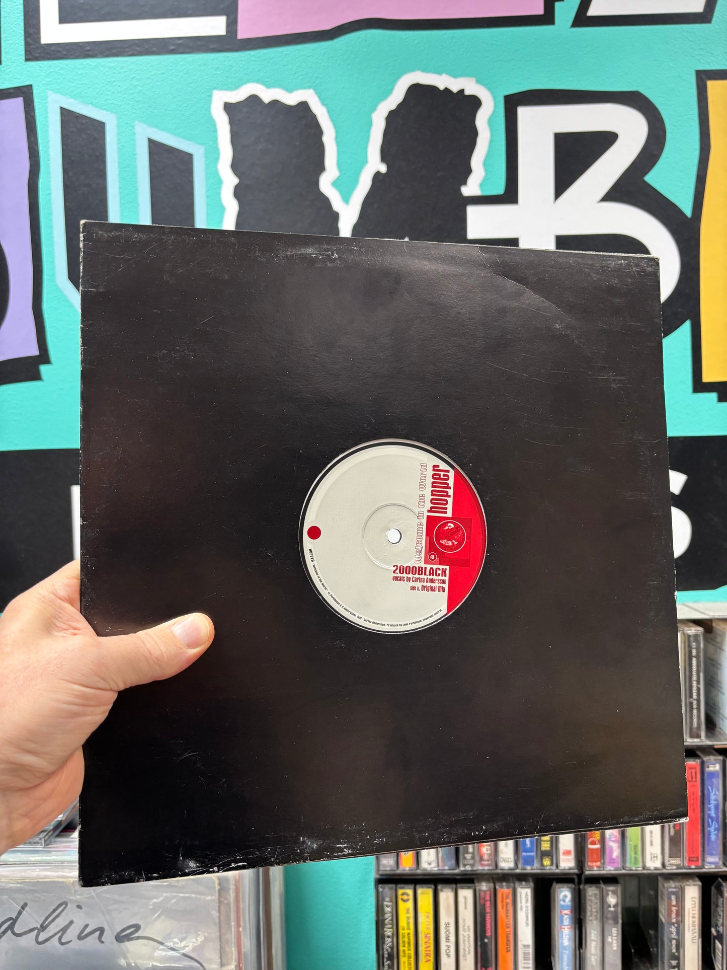 Hopper: Welcome To The World, 12inch, Only official pressing, 2000 Black, UK 2001