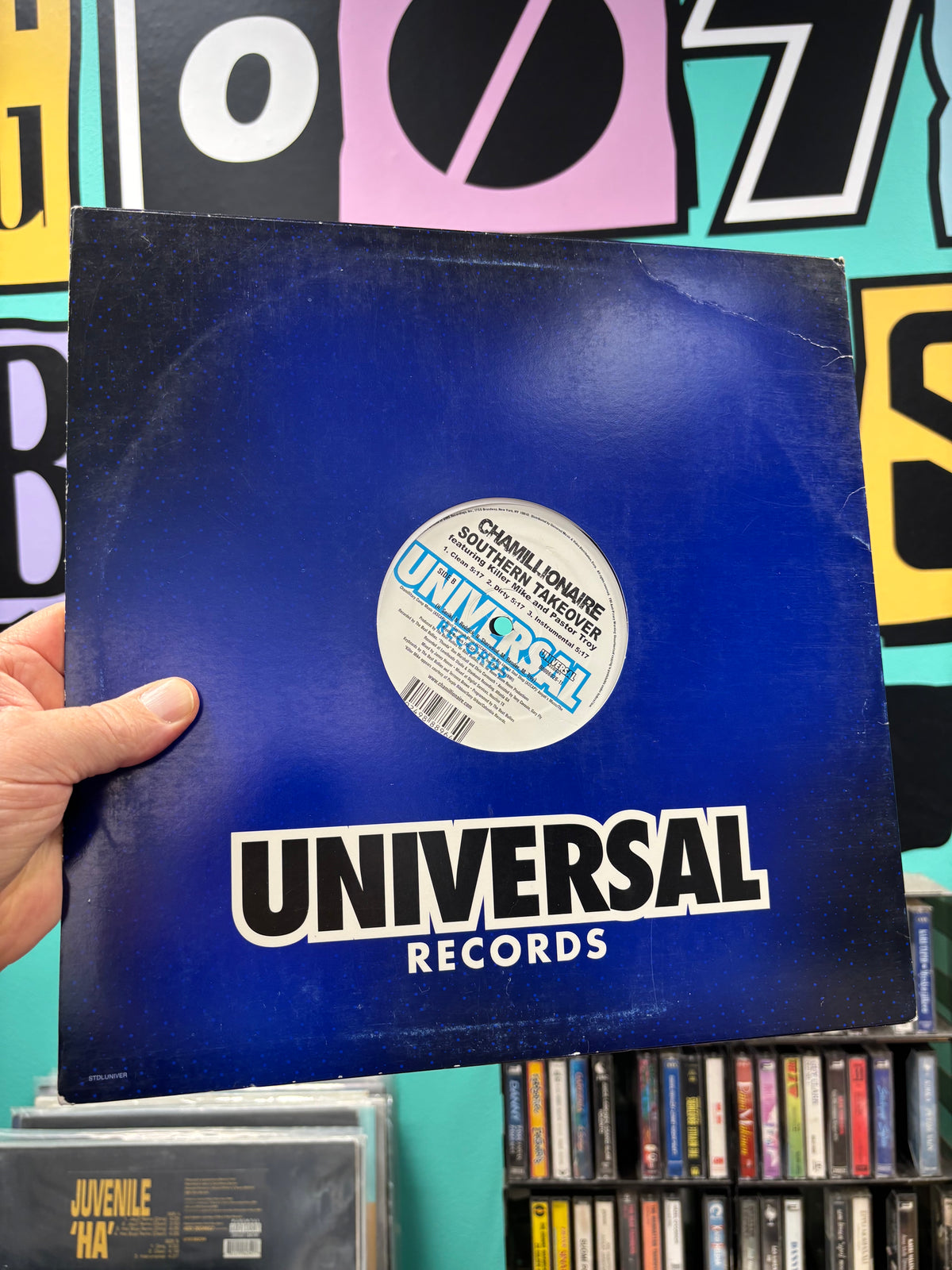 Chamillionaire: Ridin’/Southern Takeover, 12inch, 1st pressing, Only official pressing, Universal Records, US 2005
