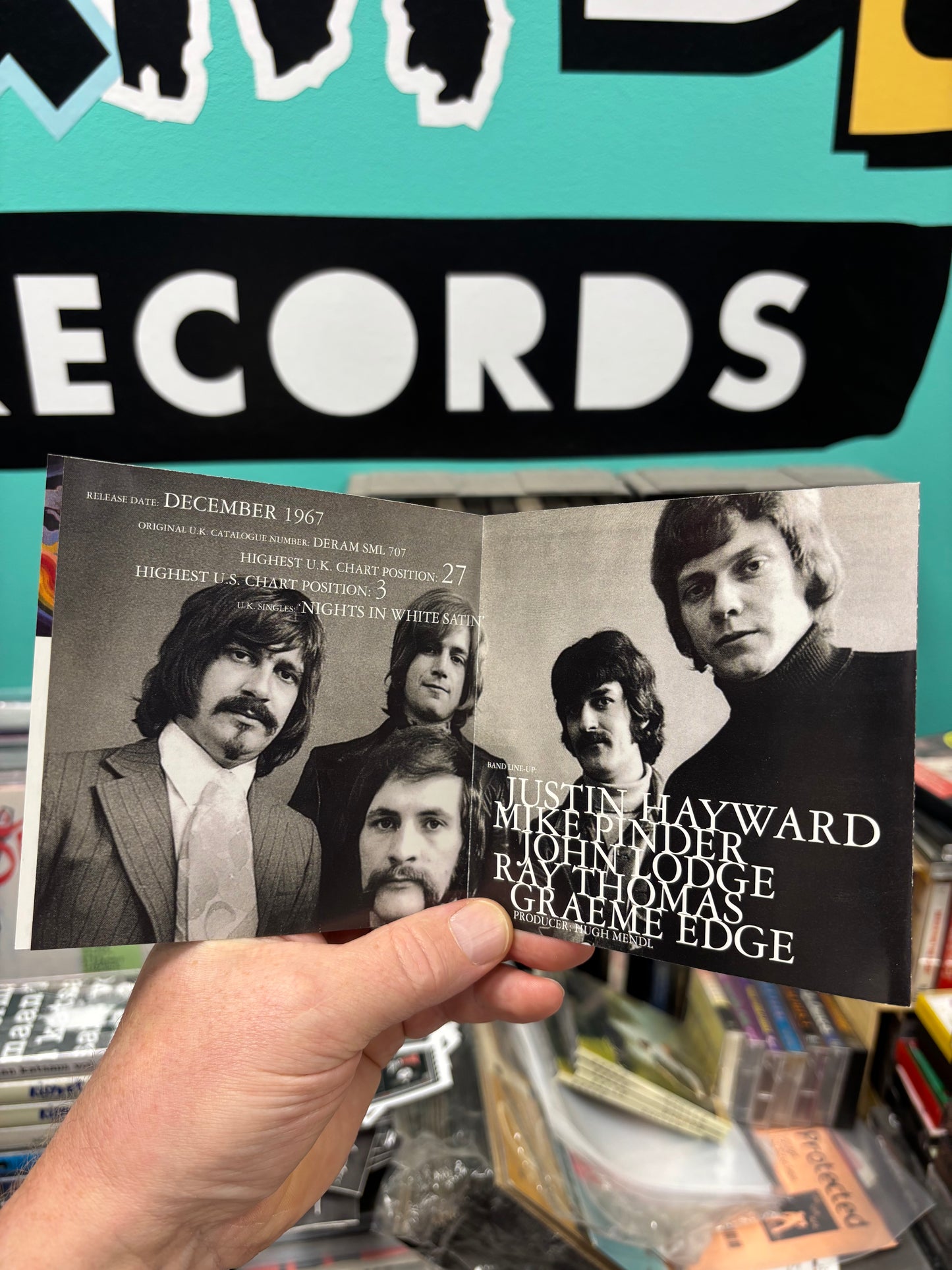 The Moody Blues: Days Of Future Passed, CD, reissue, remastered, Deram, Europe?