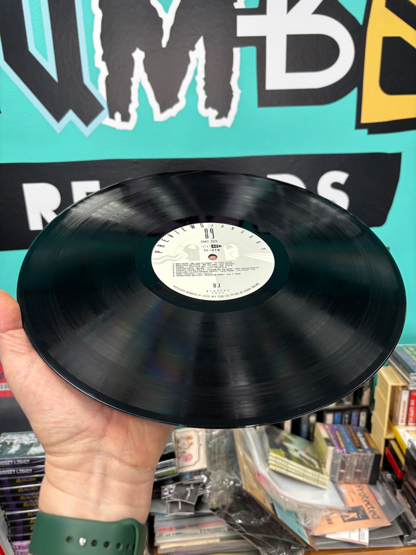 DMC - Previews - January 89, 12inch, Only pressing, DMC, UK 1989