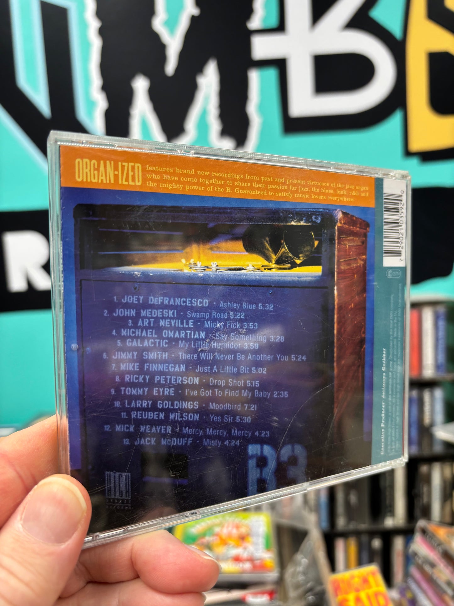 Organ-ized: An All-Star Tribute To The Hammond B3 Organ, CD, High Street Records, Europe 1999