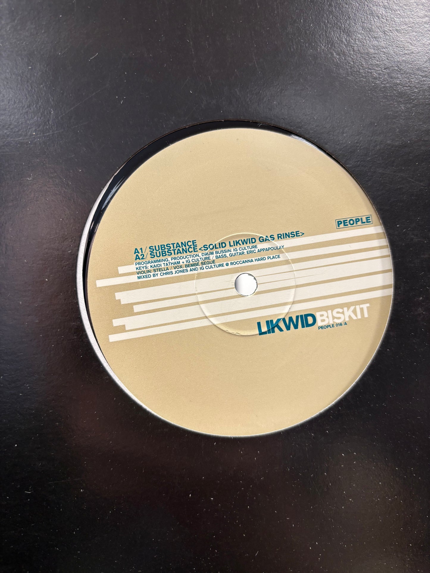Likwid Biskit: Substance, 12inch, Only official pressing, People, UK 2000