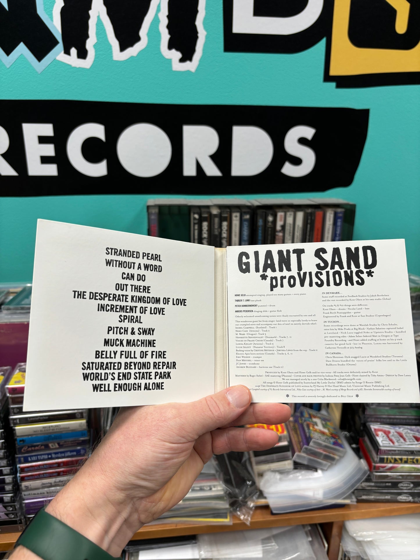 Giant Sand: *proVISIONS*, CD, 1st pressing, Yep Roc Records, US 2008