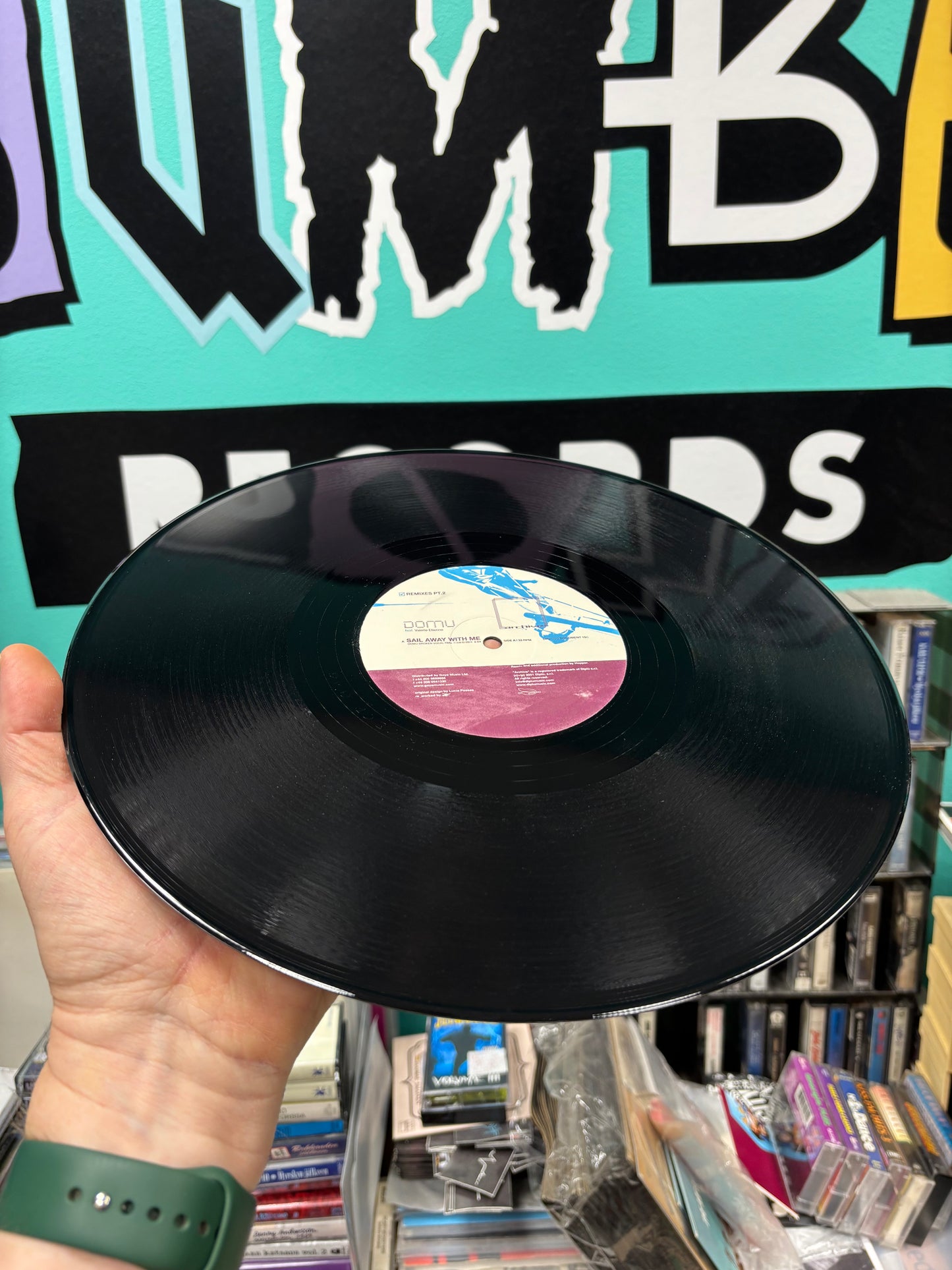 Domu & Valerie Etienne: Sail Away With Me Remixes, 12inch, Only official pressing, Archive, Italy 2002