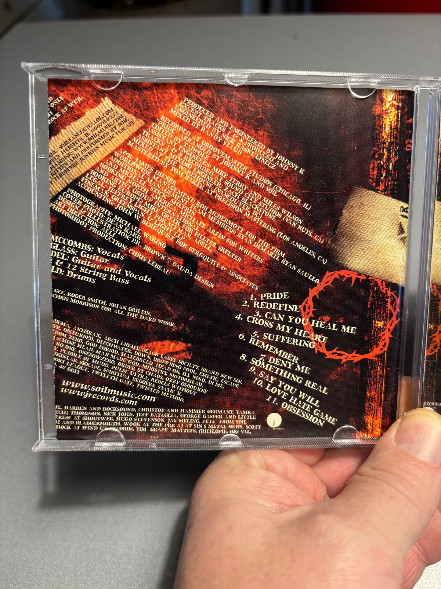 Soil: Re•de•fine, CD, Copy Protected, J Records, BMG, UK & Europe 2004