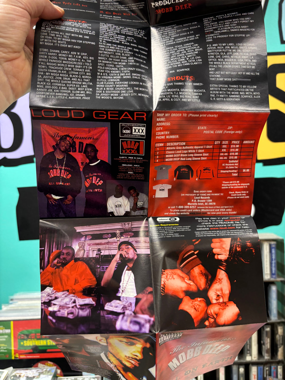 Mobb Deep: Hell On Earth, CD, Mispress?, Loud Records, RCA Records Label, BMG, US 1996
